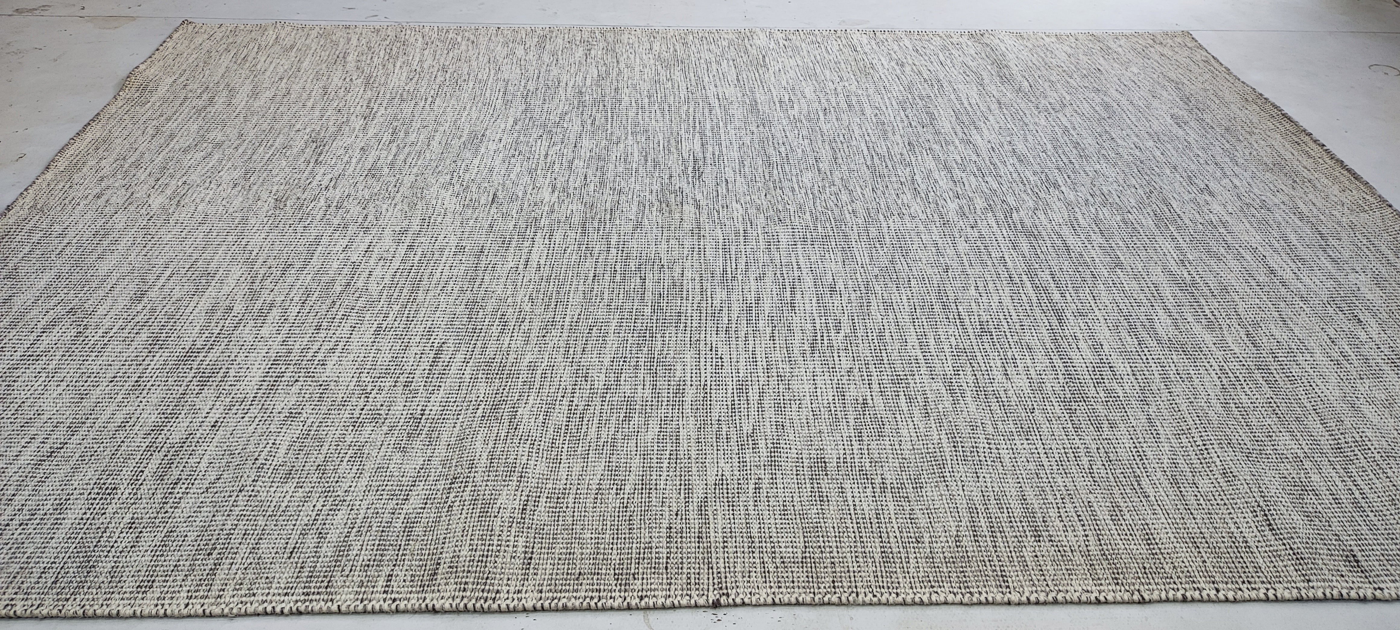 Luke Perry 5.3x7.6 Handwoven Durrie Grey