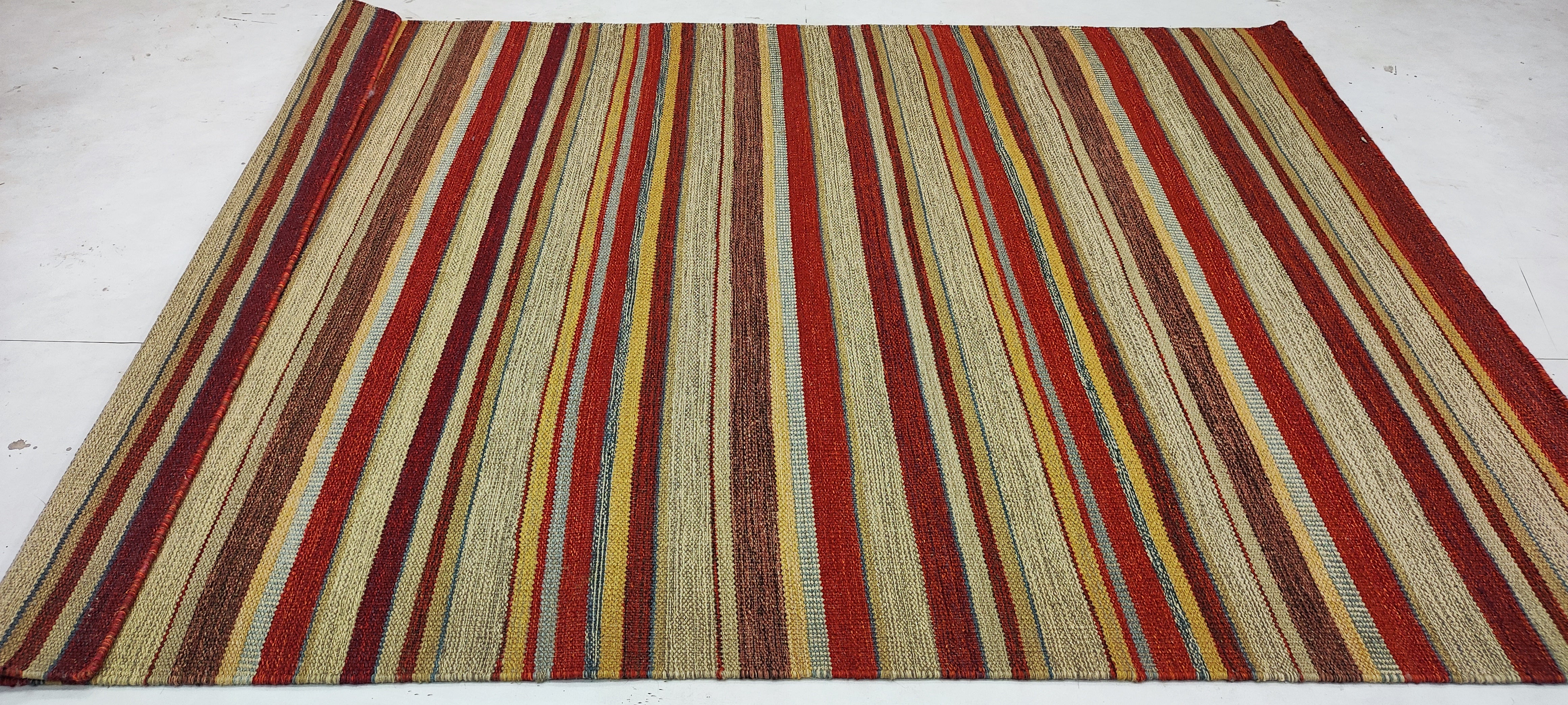Dalton 4x6 Red Handwoven Durrie