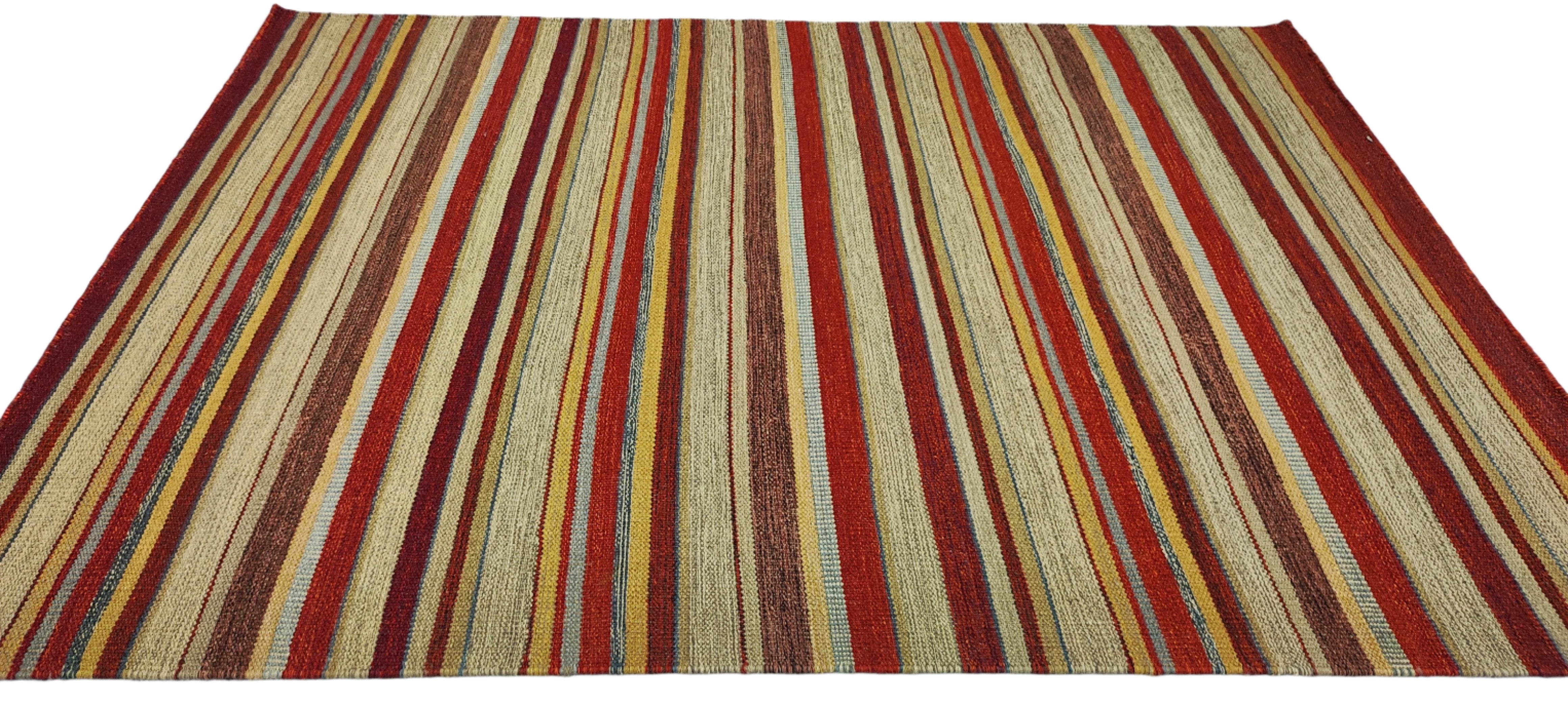Dalton 4x6 Red Handwoven Durrie
