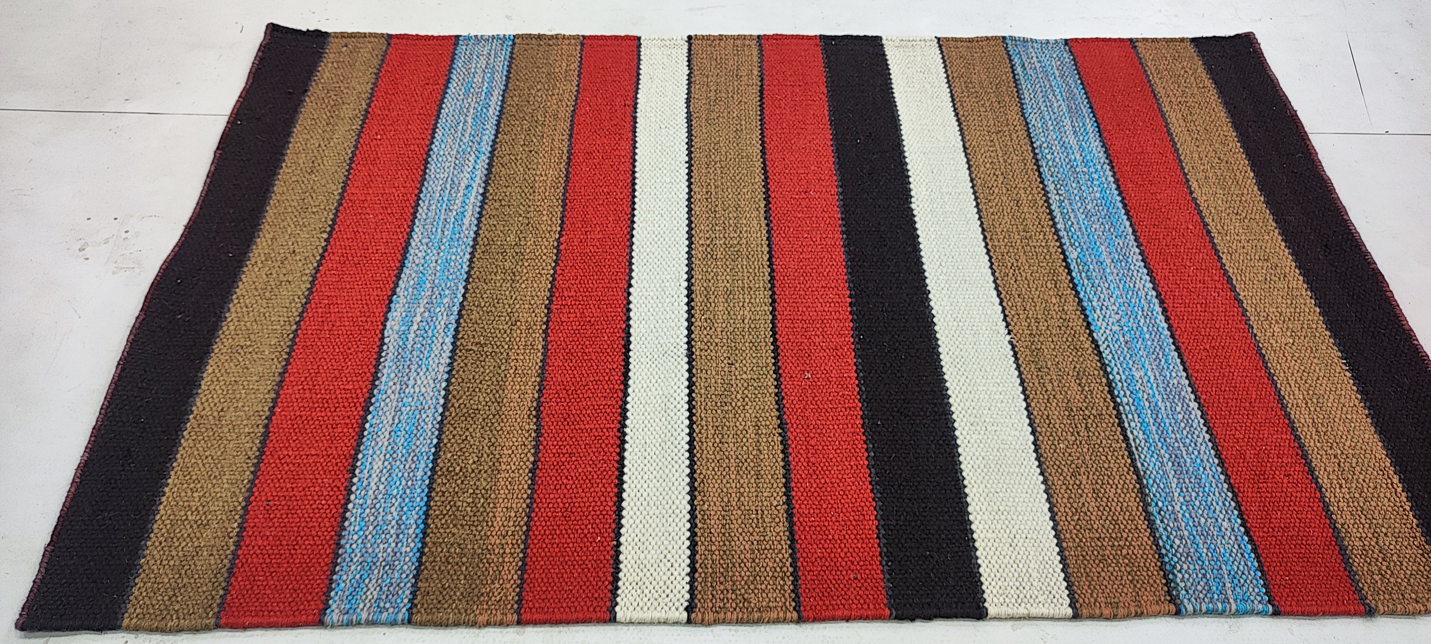 Greg Mottola 3x5 Handwoven Durrie Rug (Multiple Styles)
