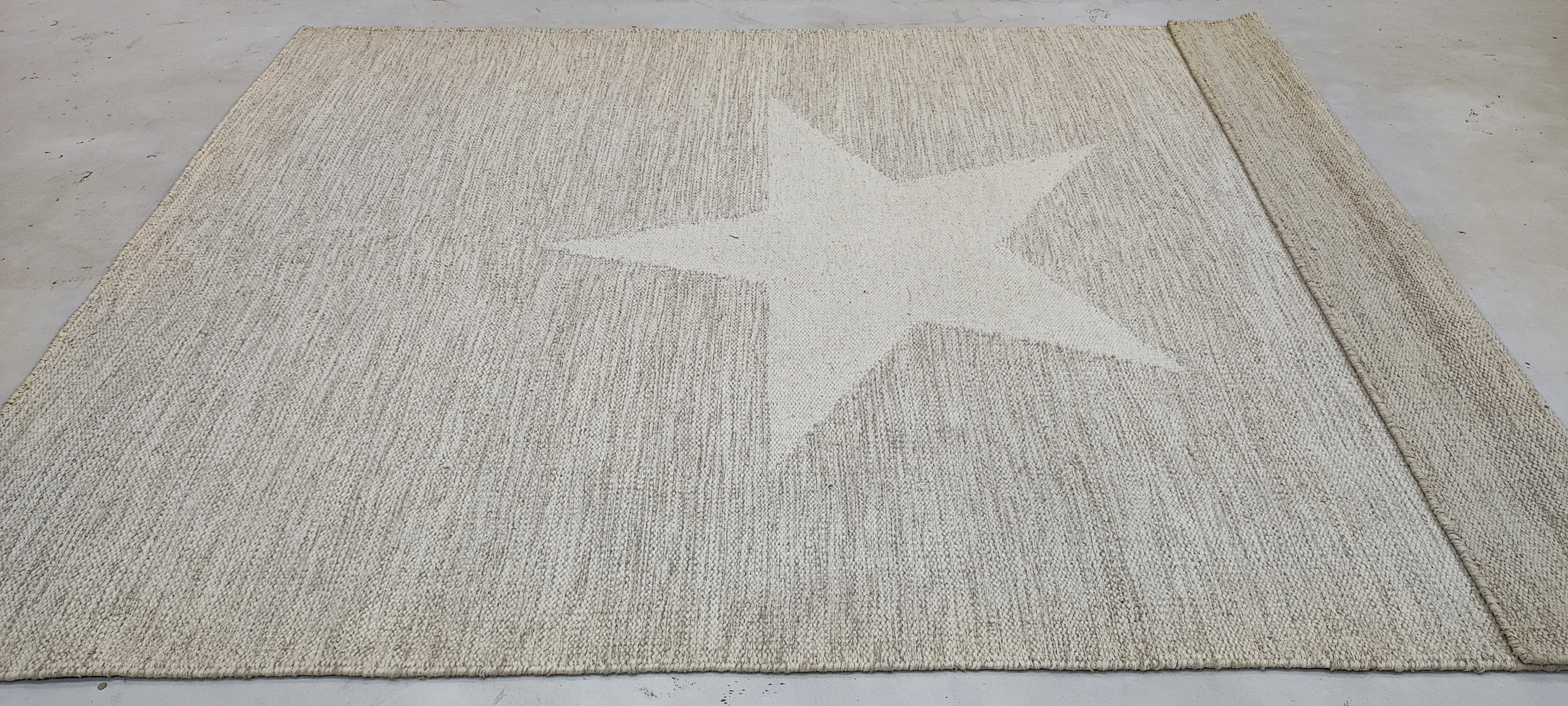 Alix 5.3x7.6 Handwoven Durrie Ivory