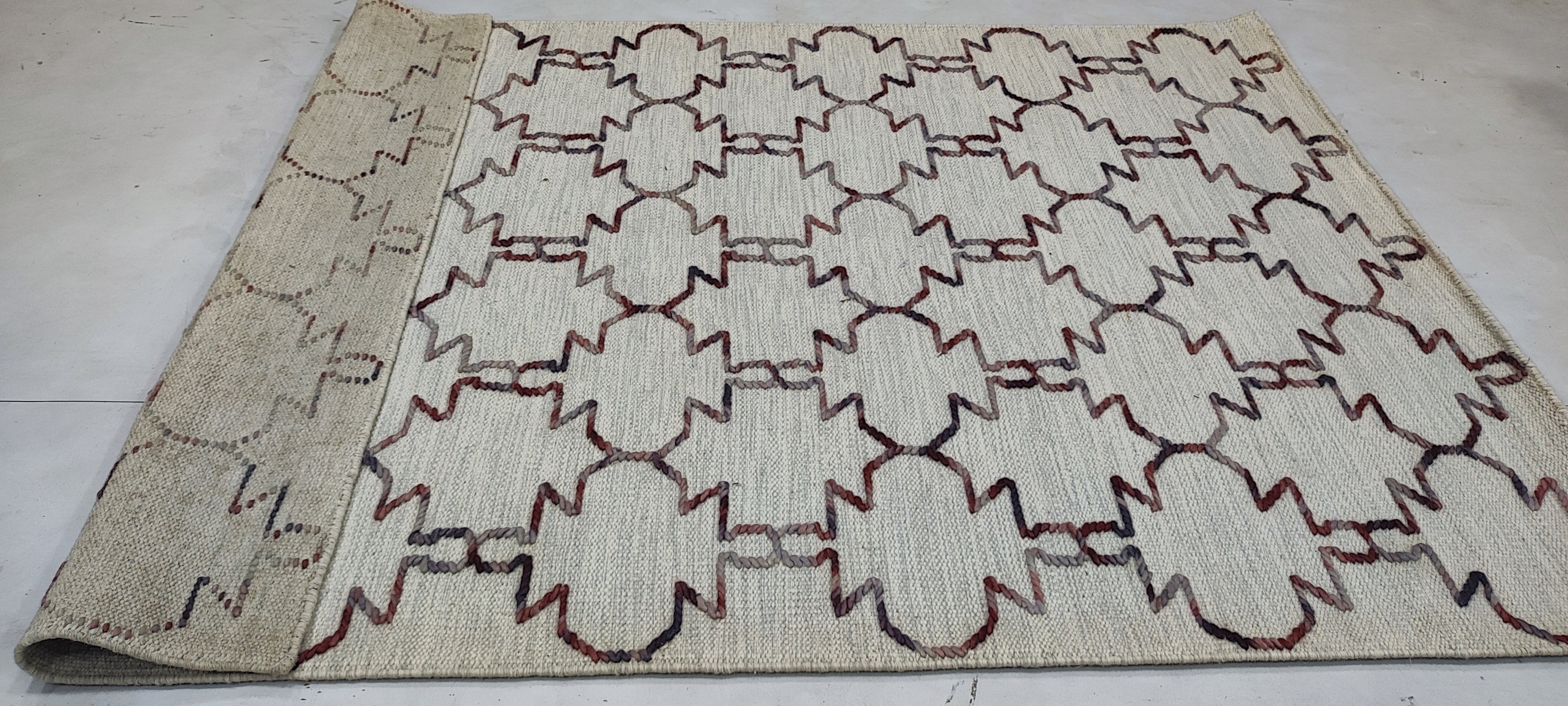 Nathan Mitchell Handwoven Durrie Rug (Multiple Colors & Sizes)