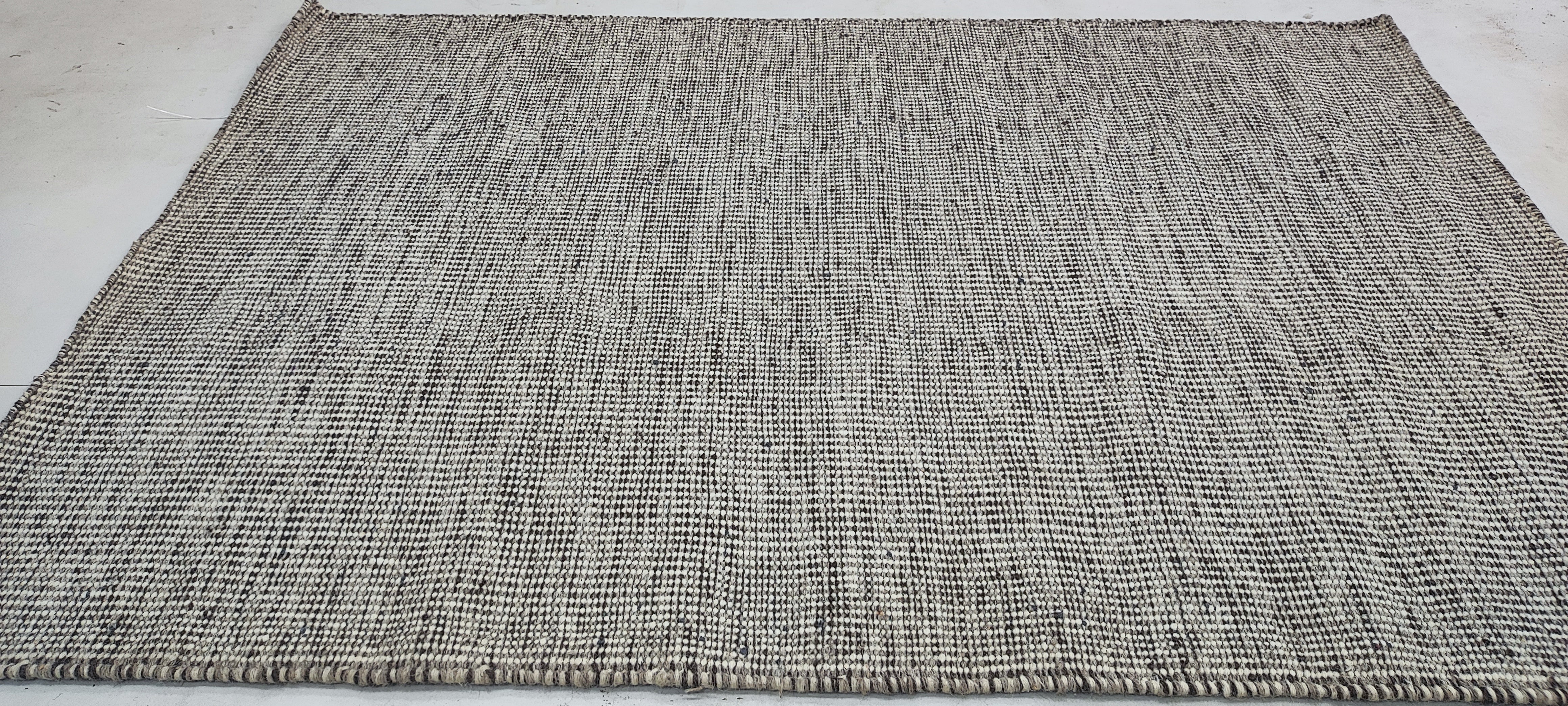 Jim Beaver 4x5.9 Handwoven Durrie Rug (Multiple Colors)
