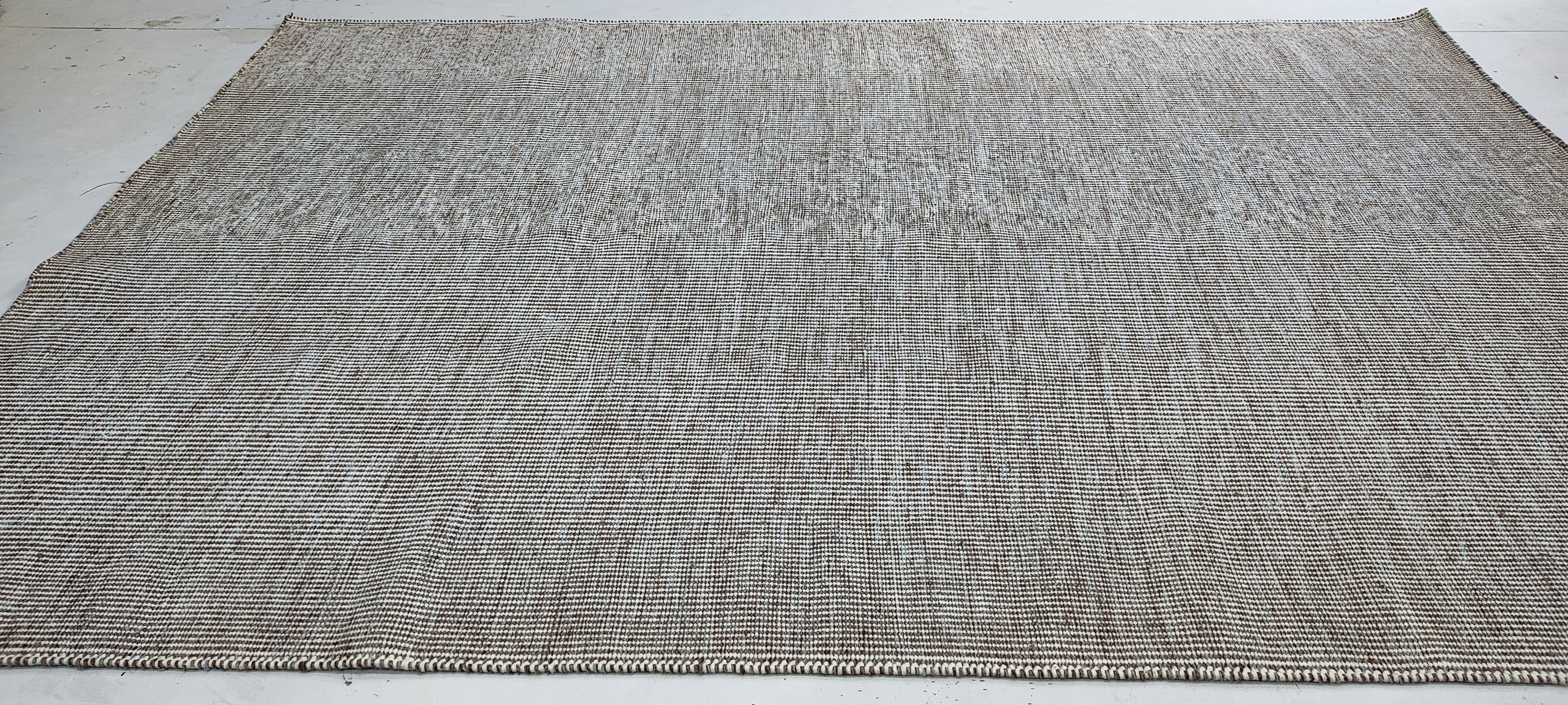 Ritchie 5.3x7.6 Brown Handwoven Durrie Rug