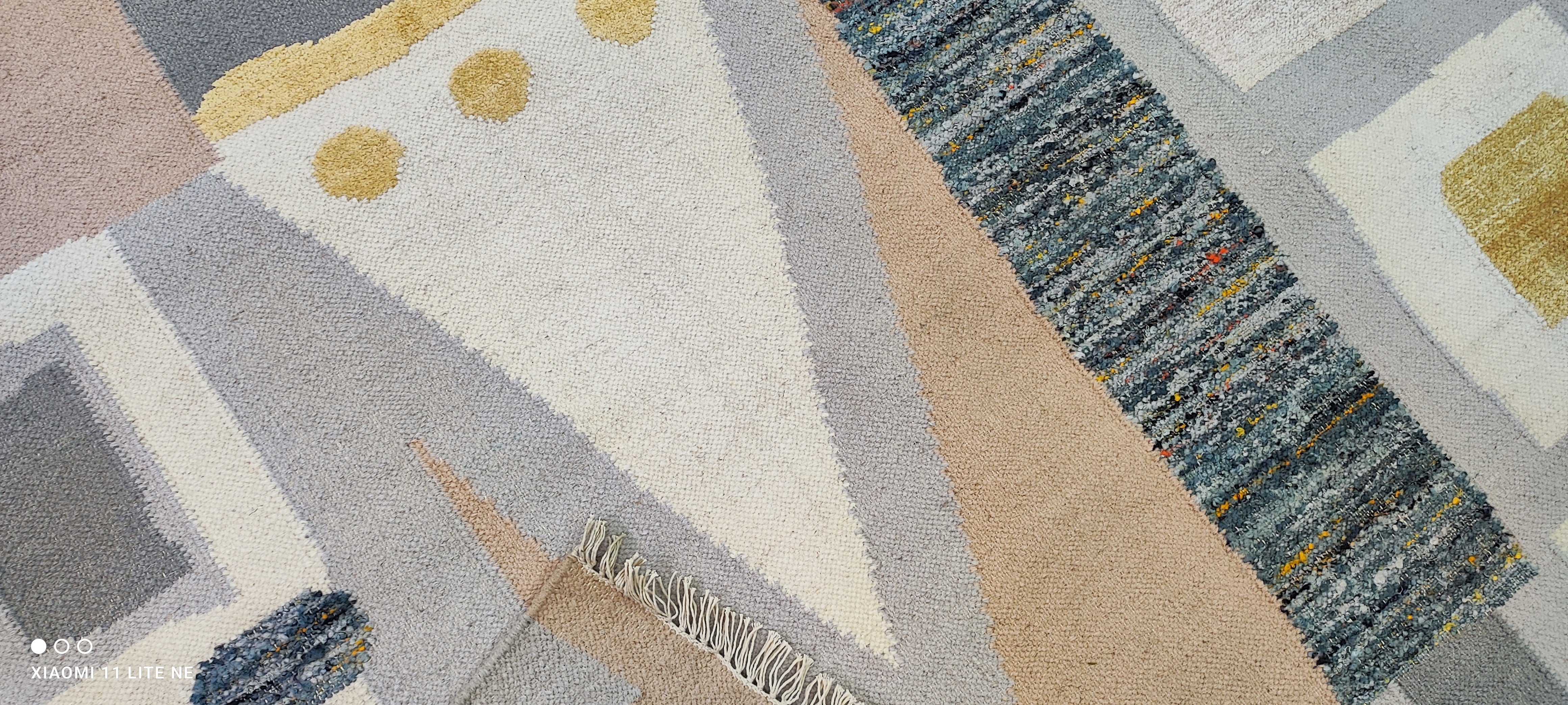 Spencer Swies 8x10 Grey Handwoven Modern Rug