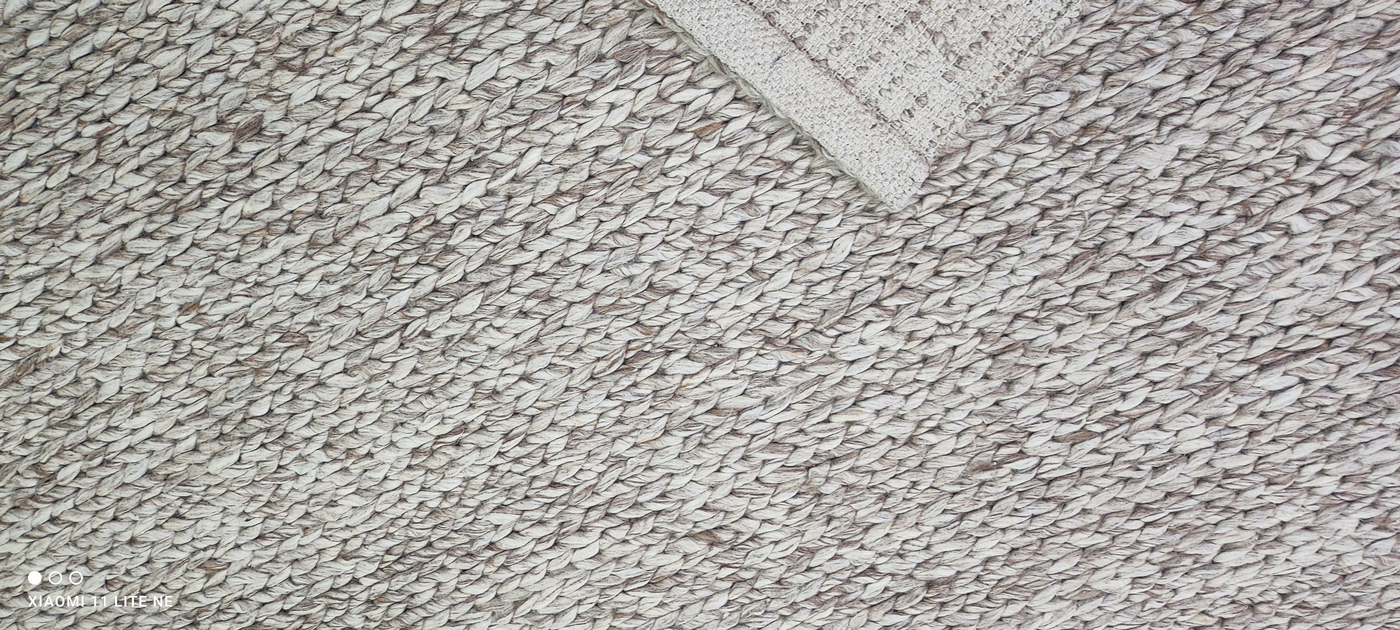 Ethan Kang 8x10 Grey Handwoven Modern Rug