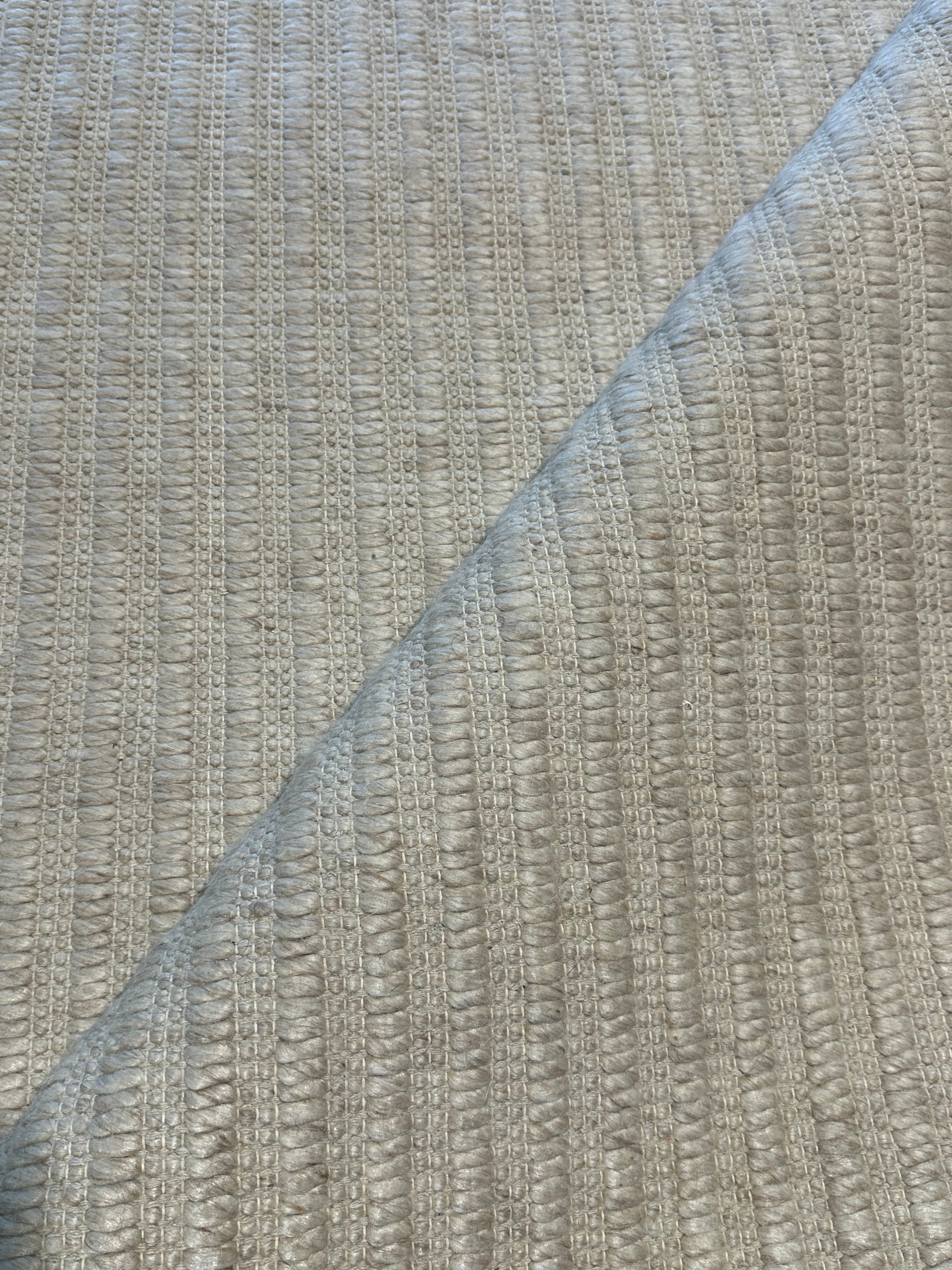 Alec Garza 6..6x9.9 Grey Handwoven Modern Rug