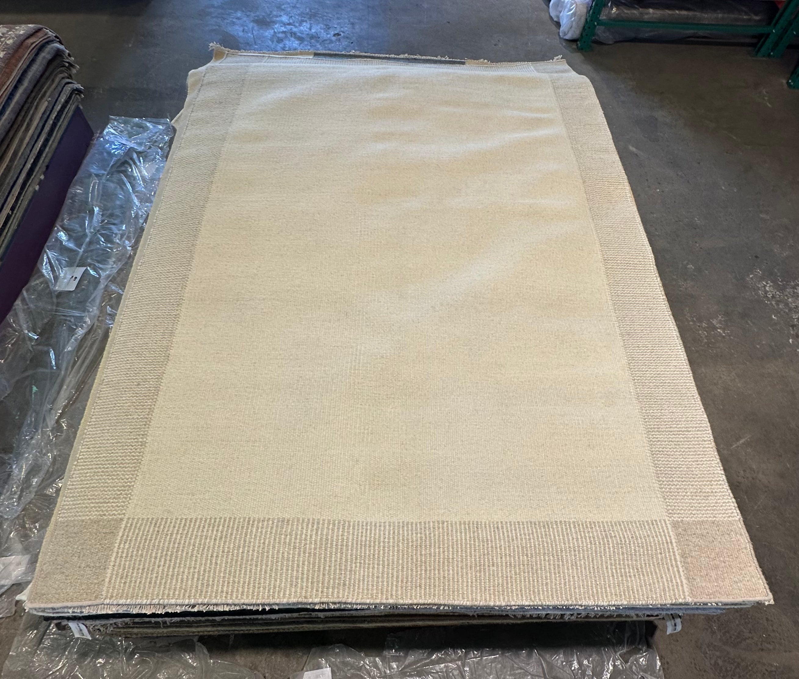 James Clarke 6x9 Grey Handwoven Modern Rug