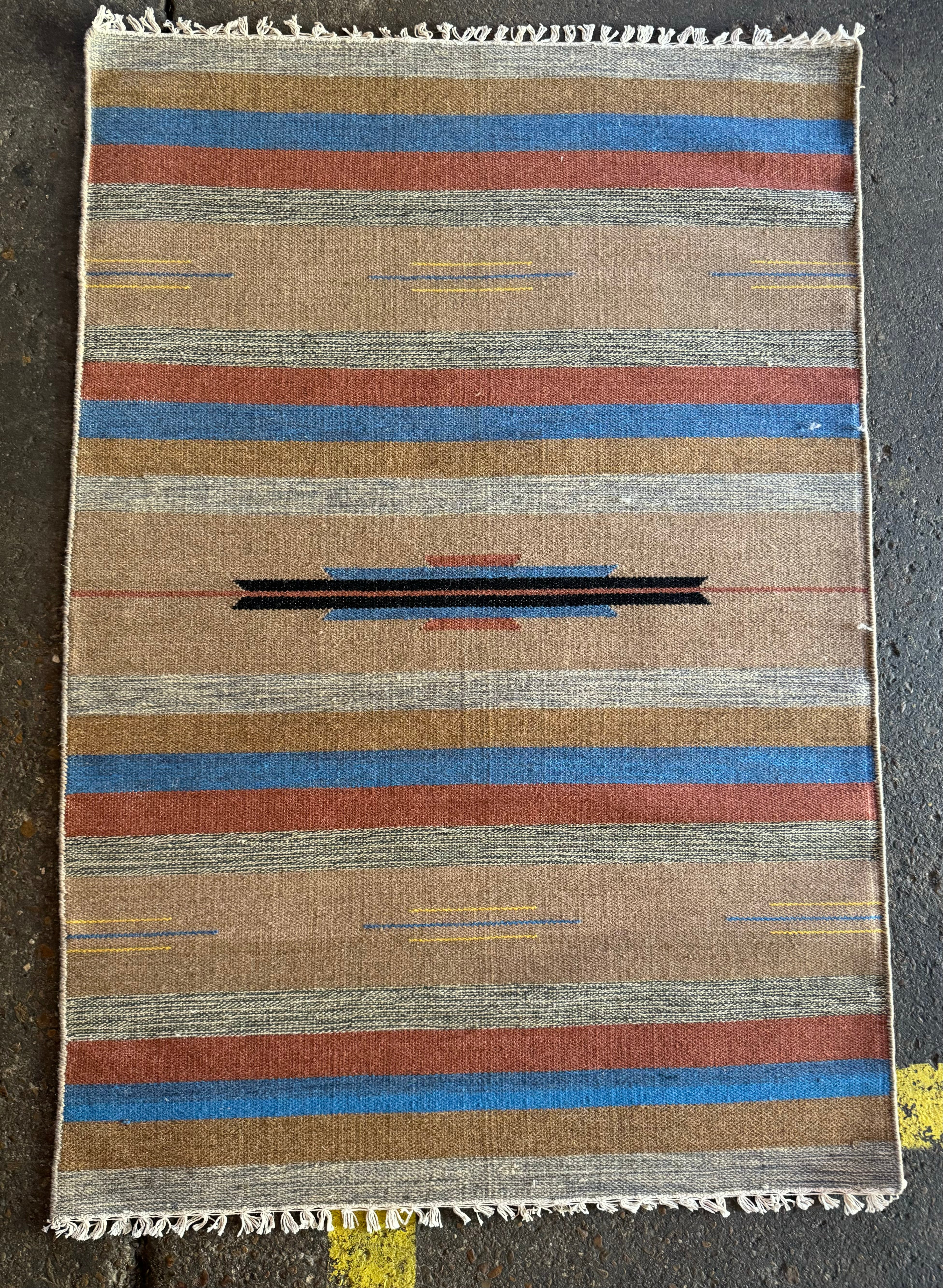 Daniel 4x6 Handwoven Durrie Multi Colored