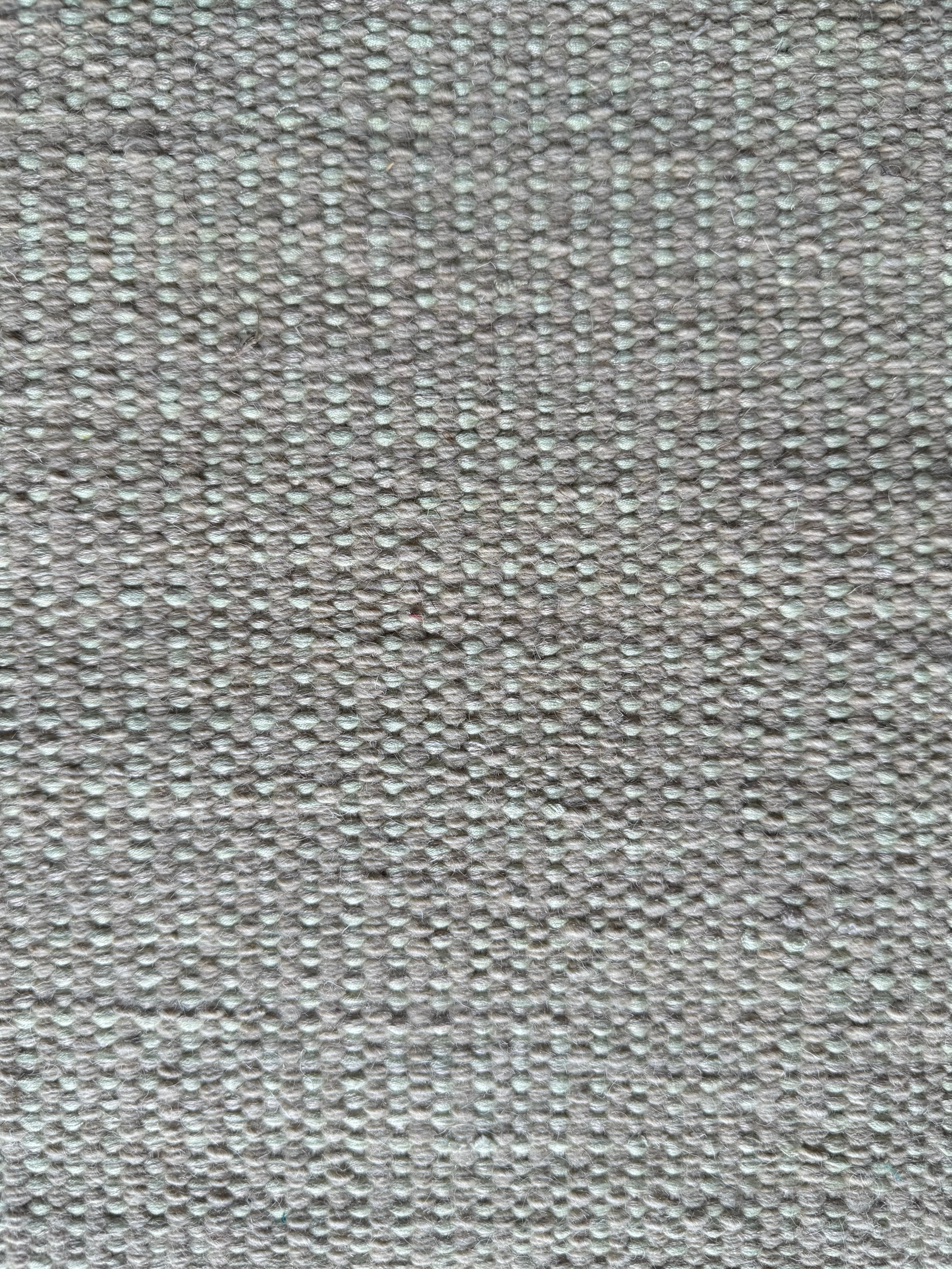 Nicholas 5x7.6 Handwoven Durrie Ivory