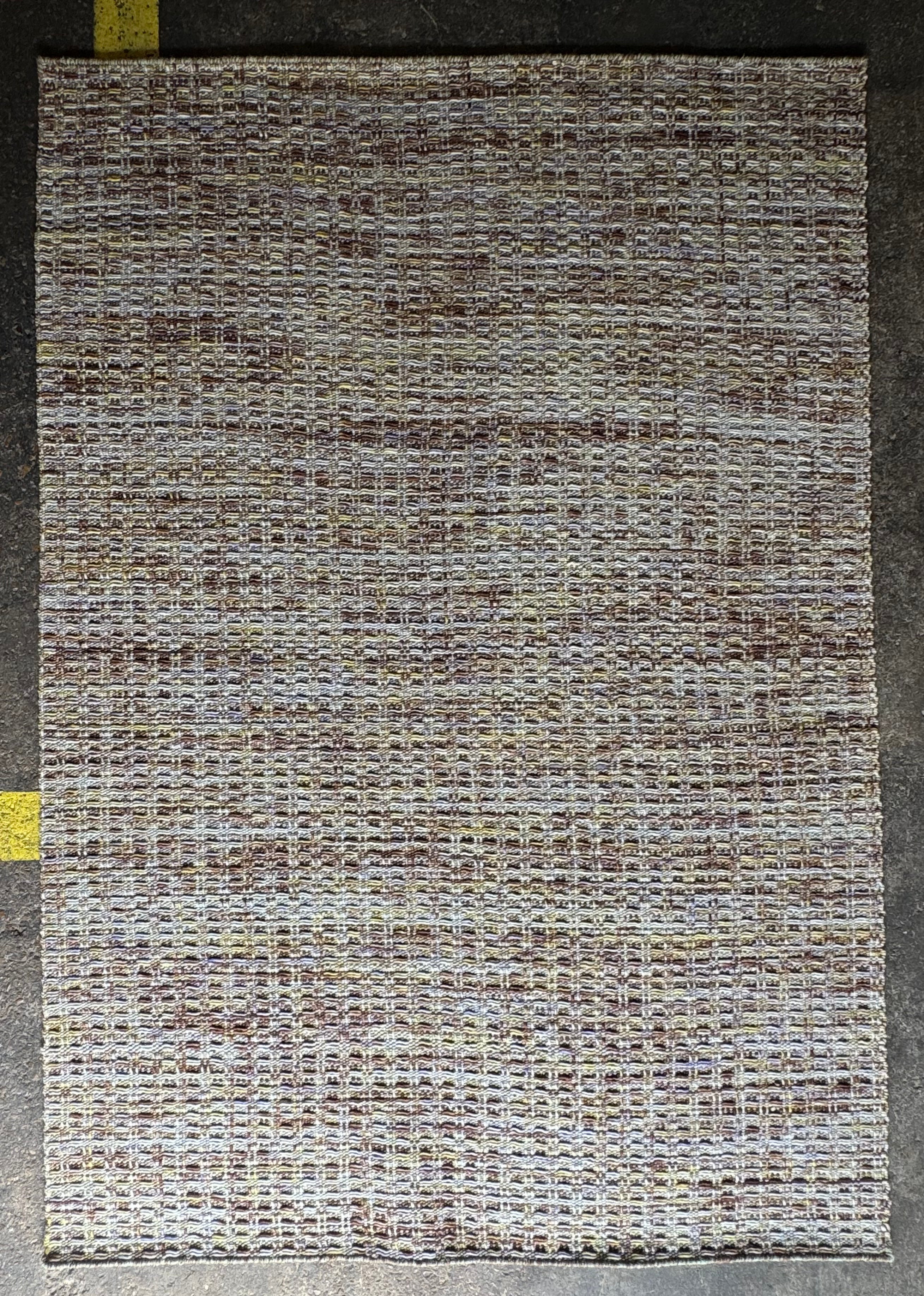 Harris 5.3x7.3 Handwoven Durrie Brown Mix