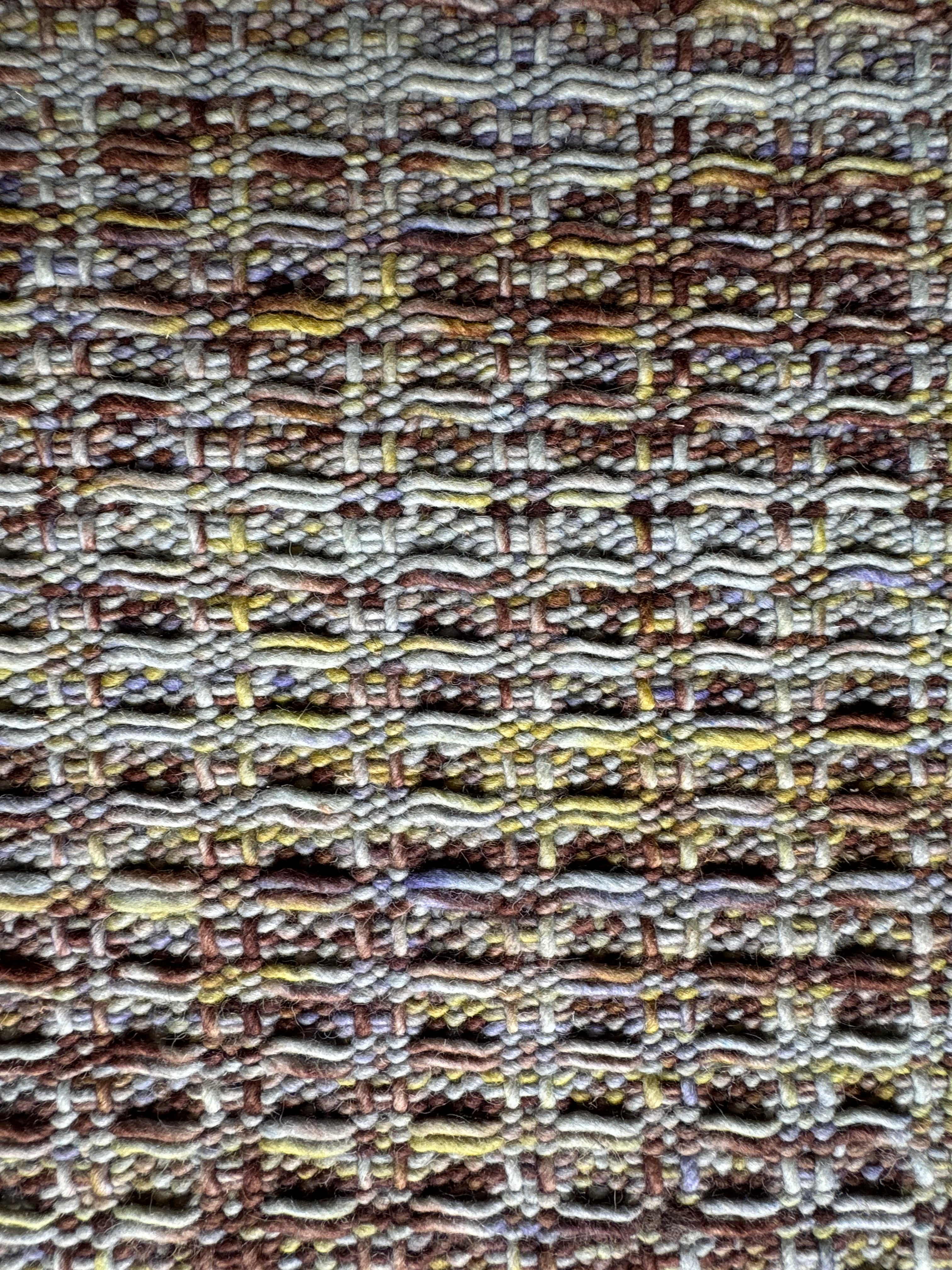 Harris 5.3x7.3 Handwoven Durrie Brown Mix
