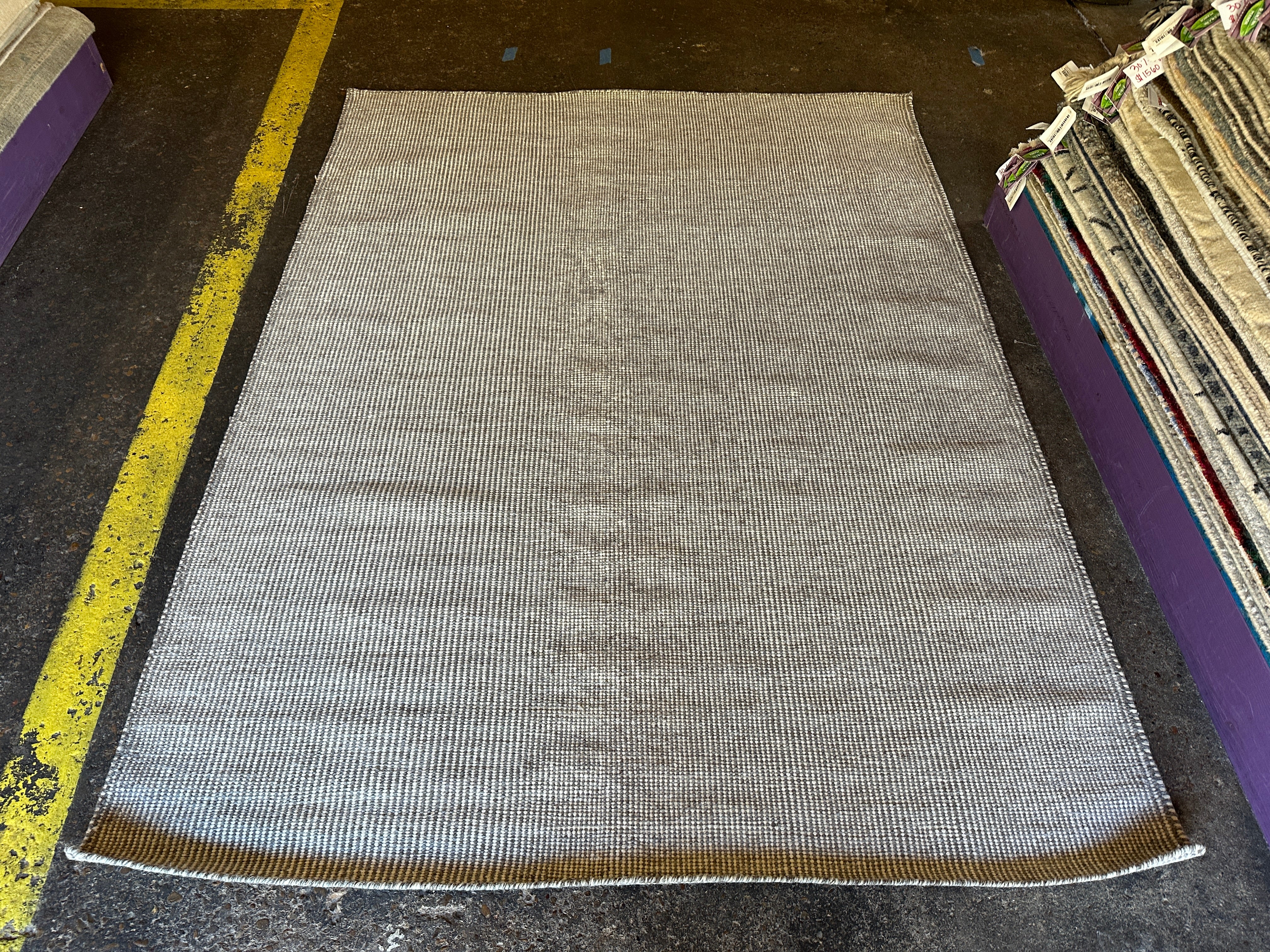 Black Noir Handwoven Durrie Rug (Multiple Colors)