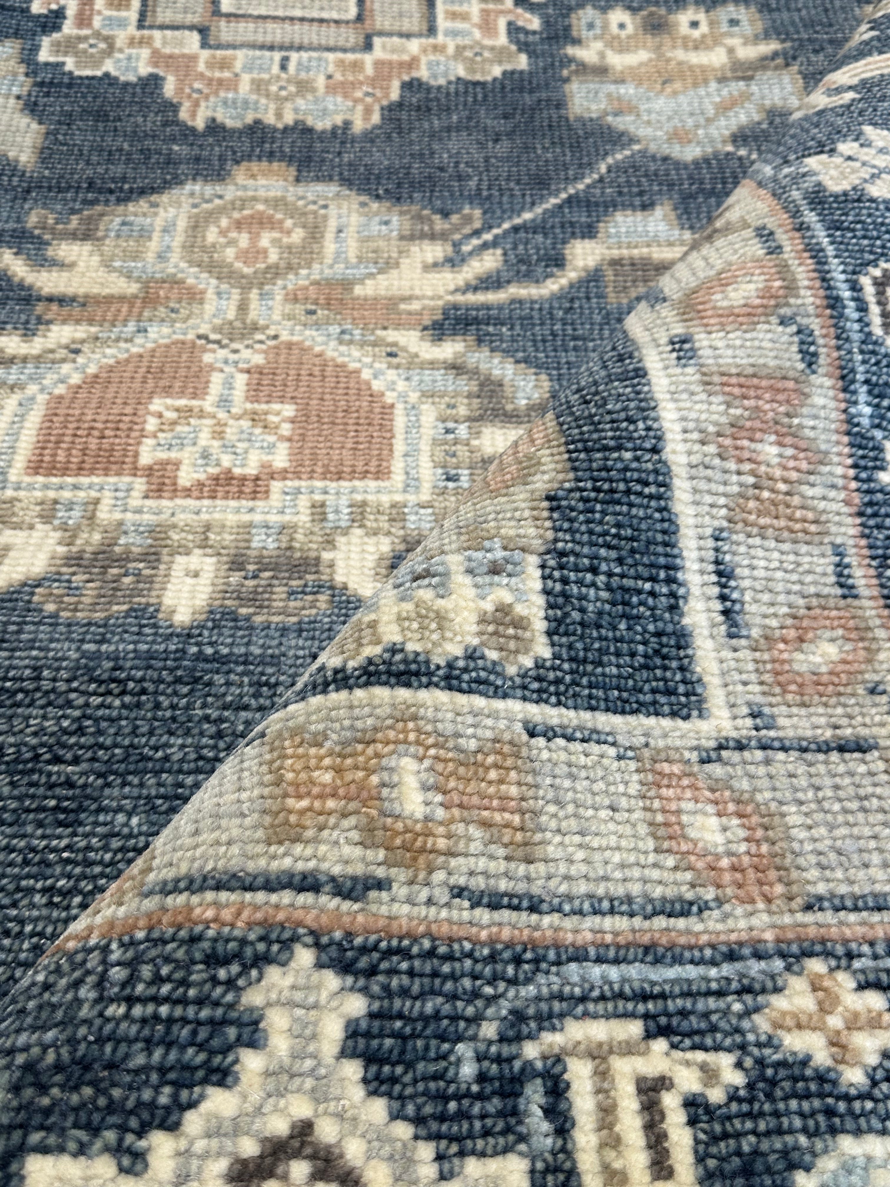 Francesca 8x10 Medium Blue Oushak