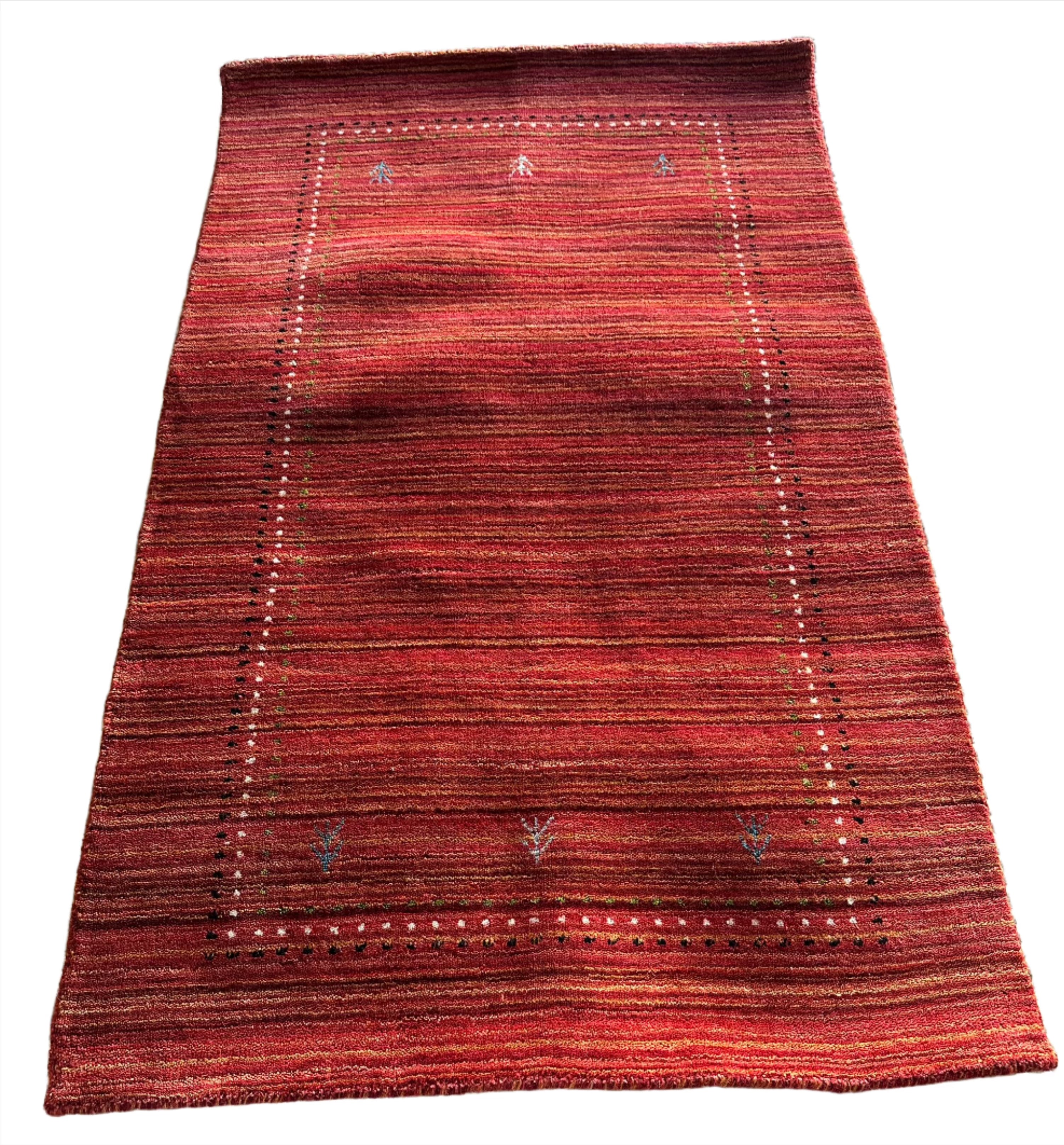 Wet Willie 3x5 Red Handwoven Gabbeh Rug – Banana Manor Rug Factory Outlet