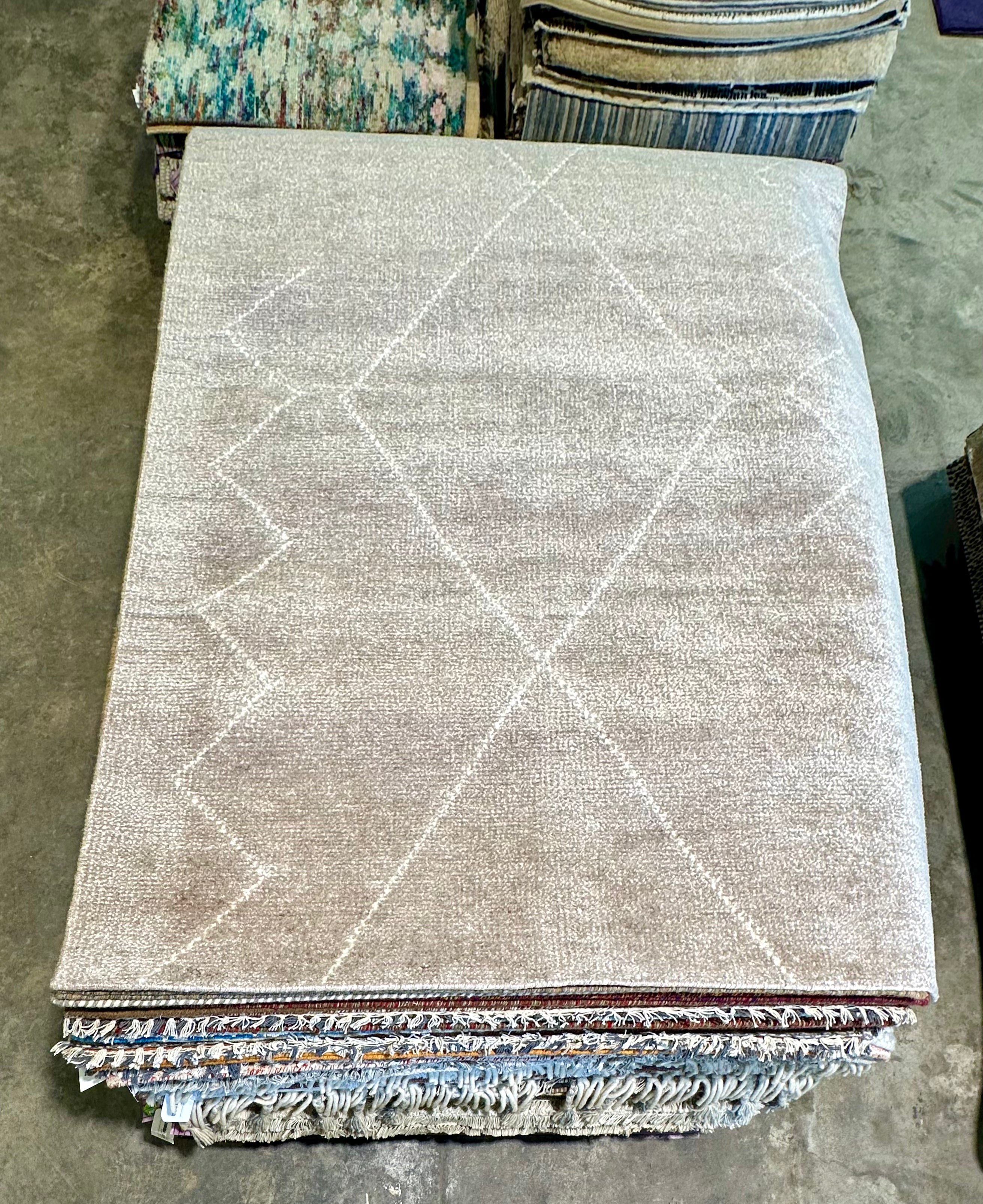 Benedetto 4.6x6.6 Handwoven Blended Pattern Durrie