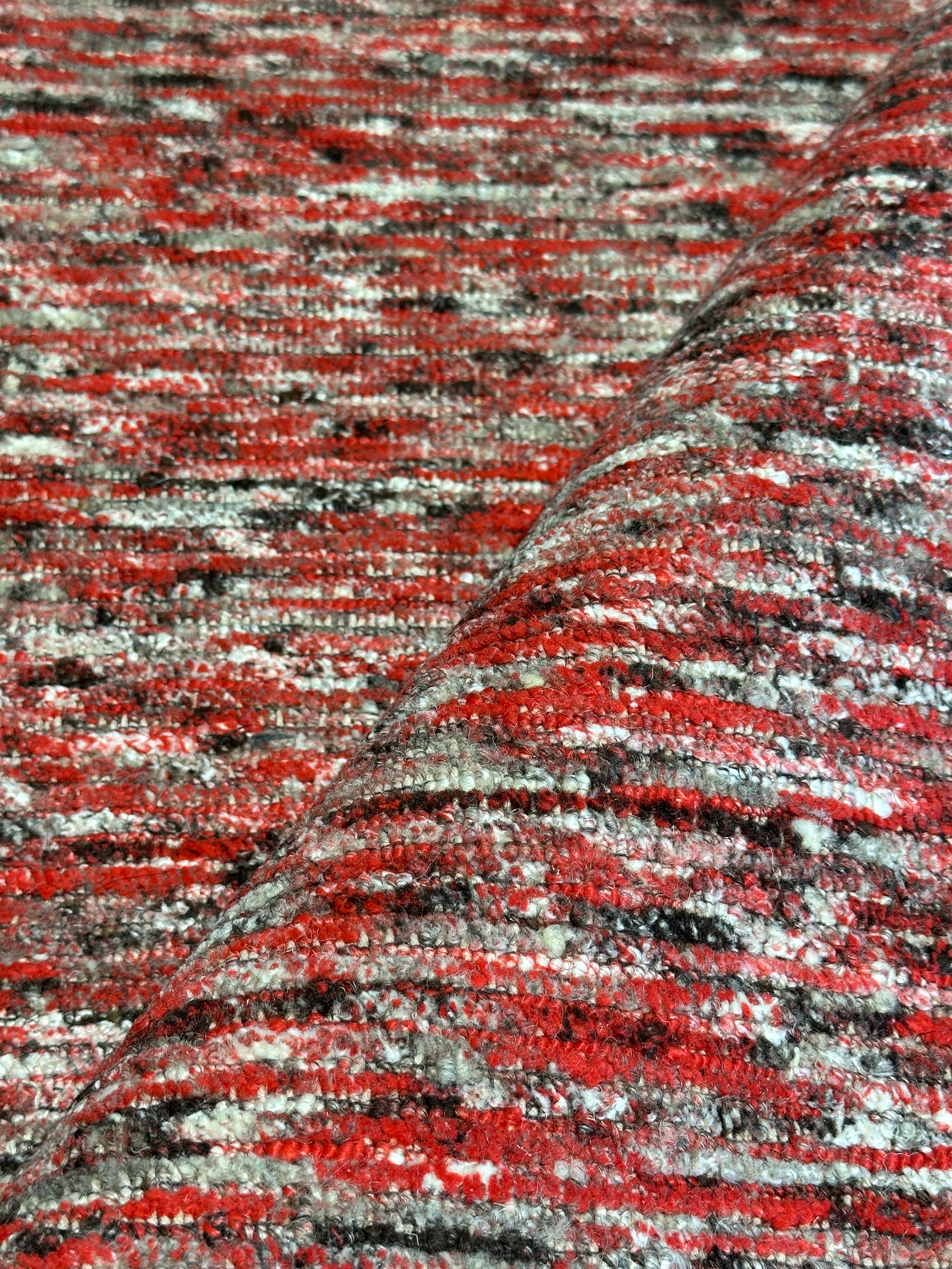 Jenny 4.9x6.6 Handwoven Wool Textured Durrie