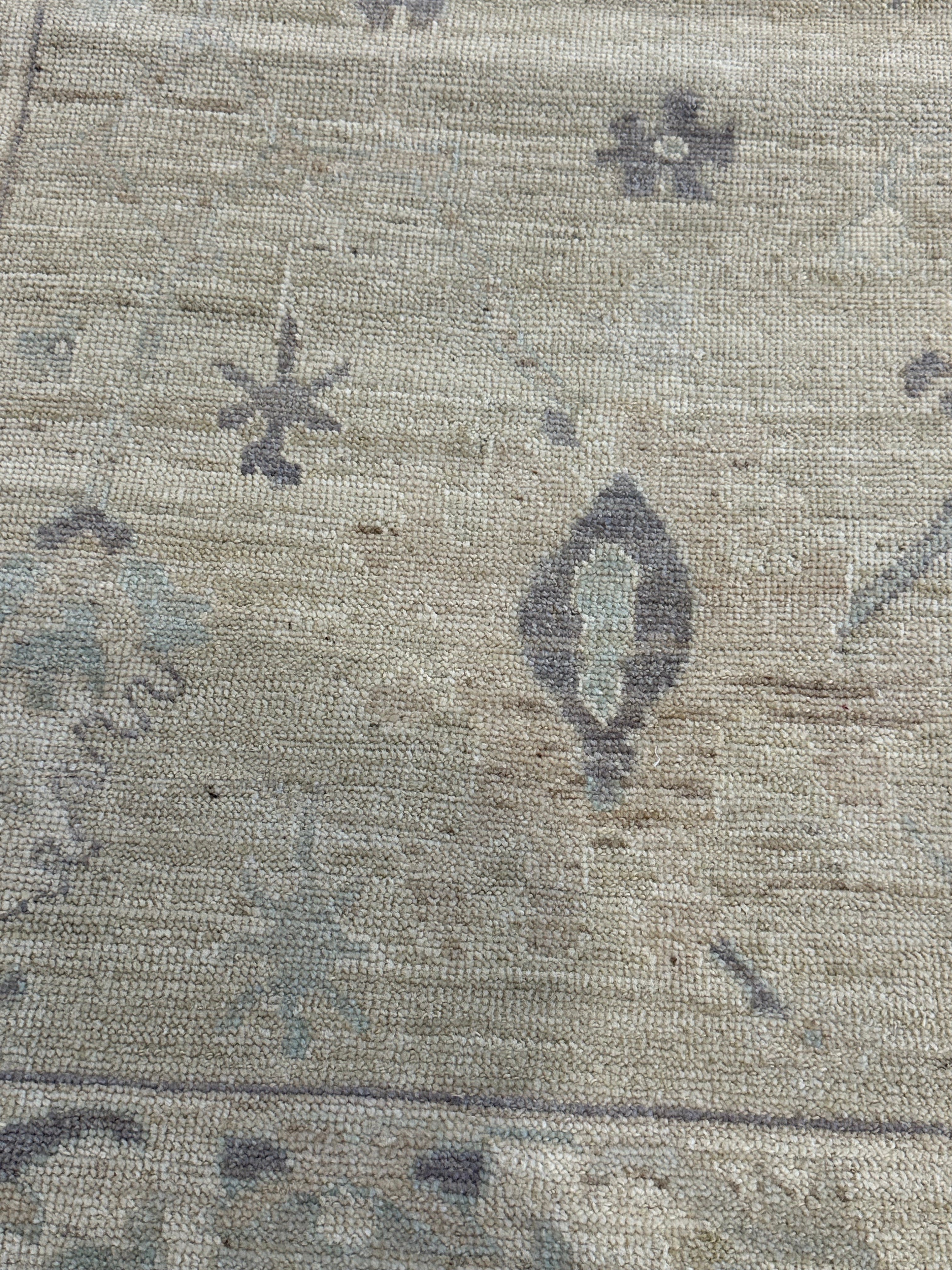 Abigail Rhyne 9x11.7 Light Green Whitewashed Afghani Oushak