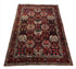 Antique West Persian Baktiari 5.2x8.6 Rug Red, Blue, and Green