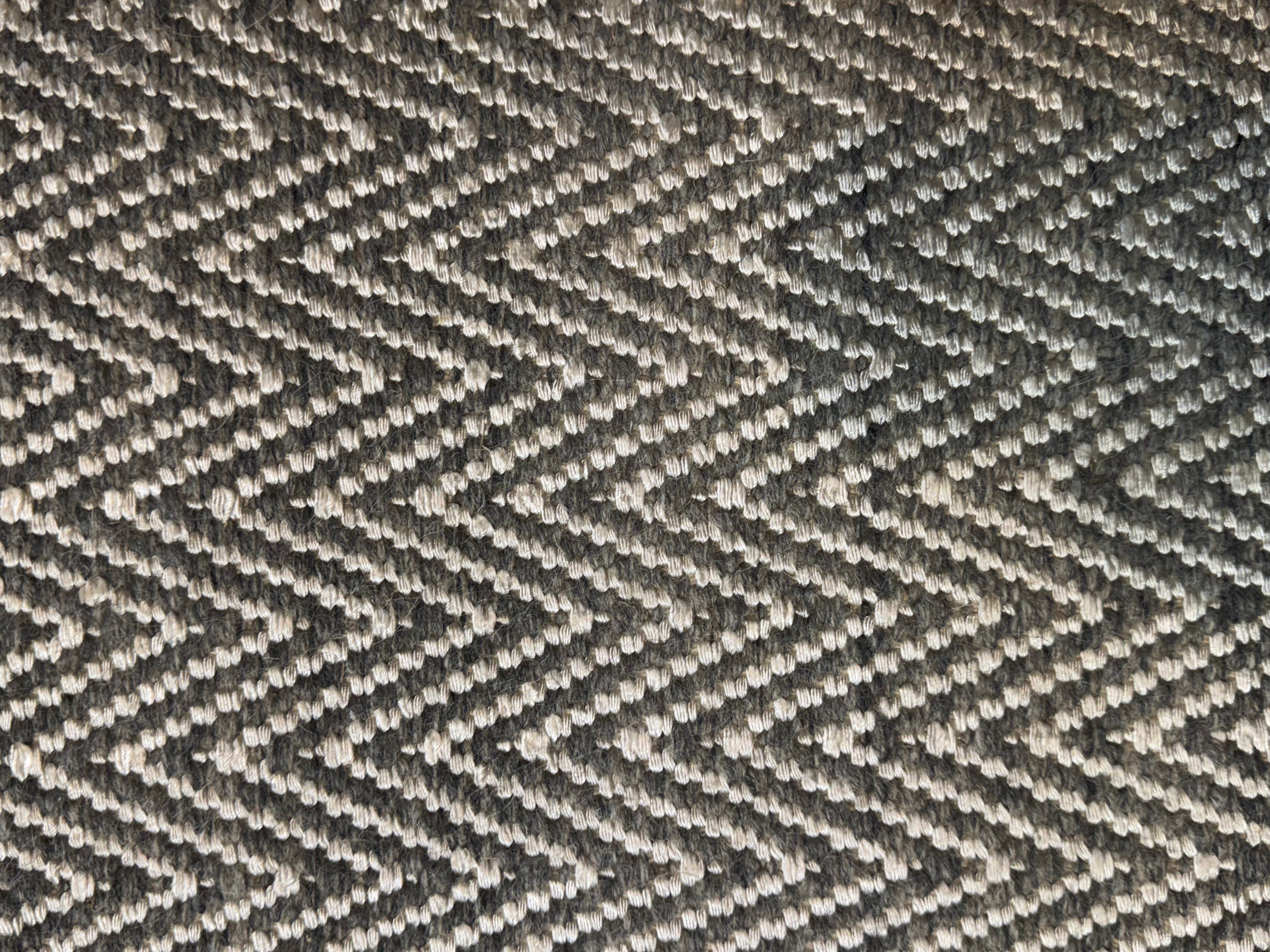 Kaitlyn 5.3x7.3 Handwoven Durrie Ivory and Grey