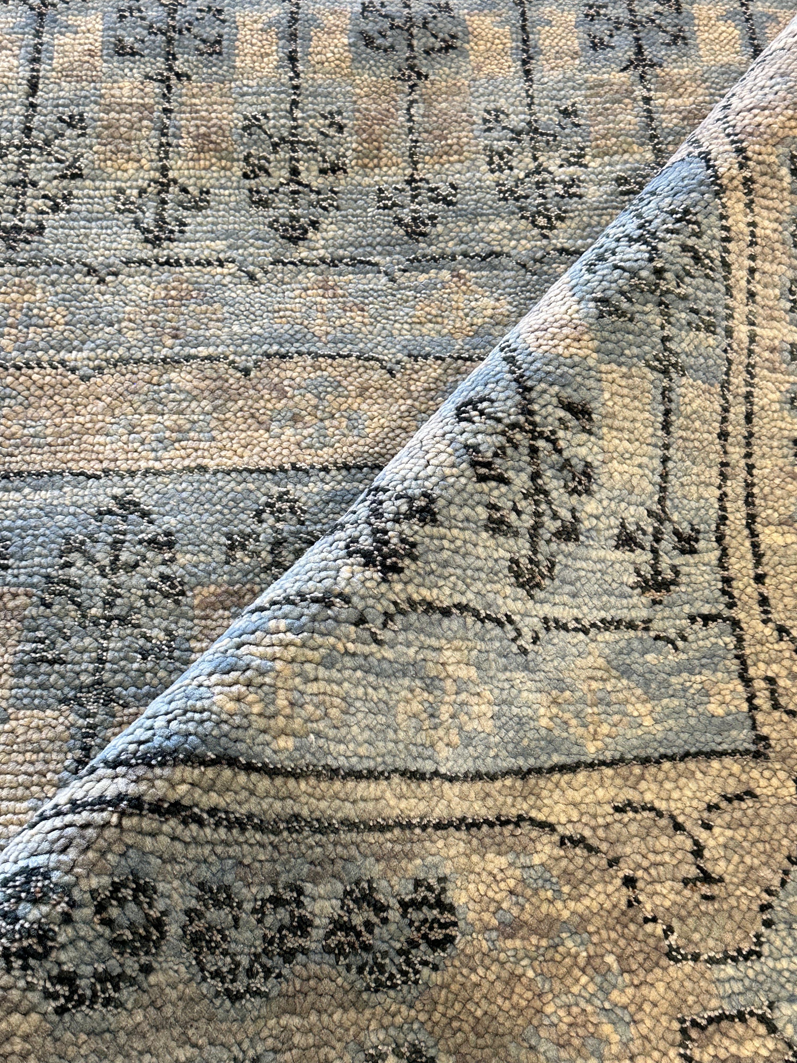 Lucia Lannow 8.3x10 Aqua and Tan All Over