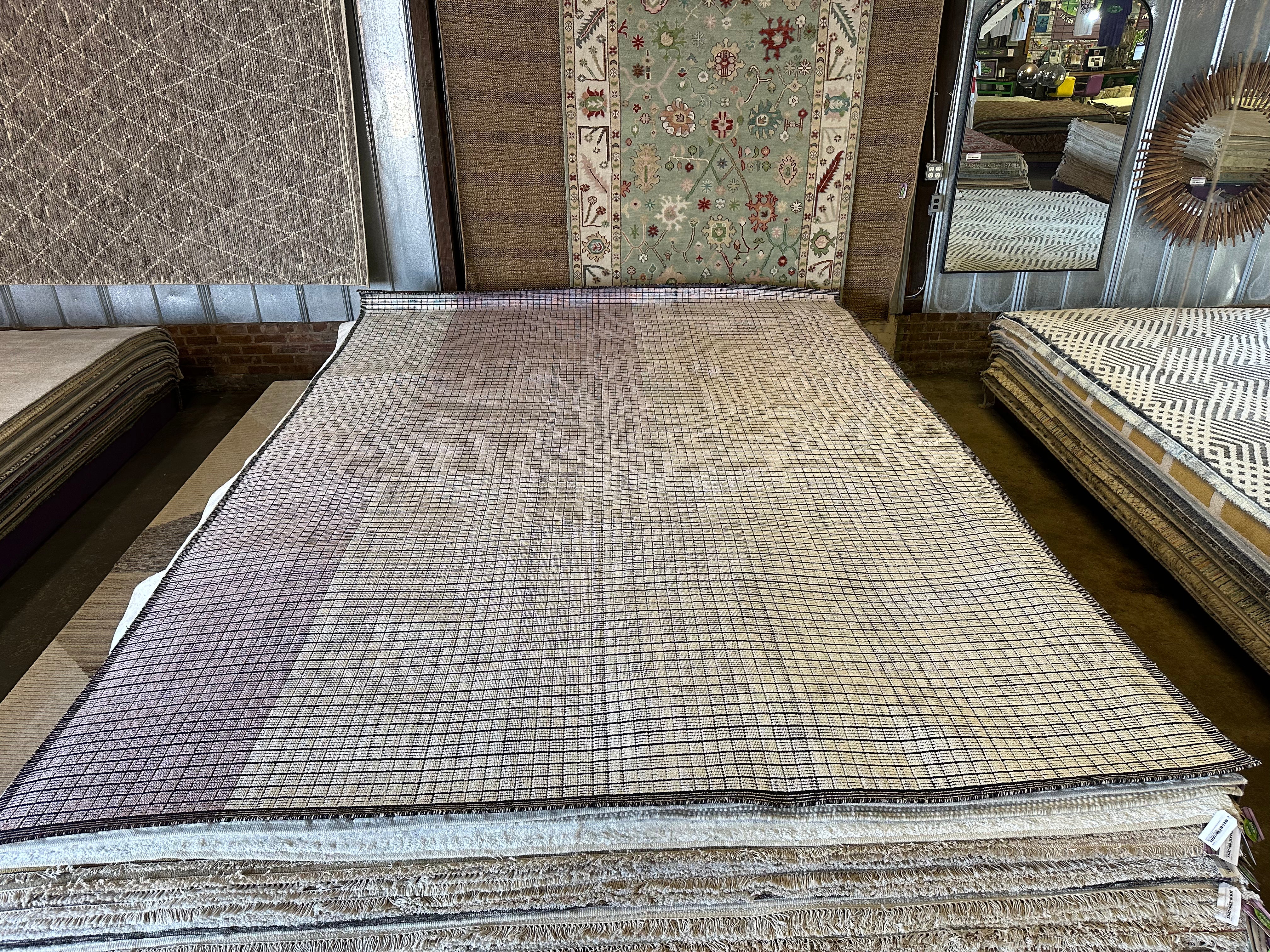 Johanna 10x13.9 Handwoven Blended Textured Carpet