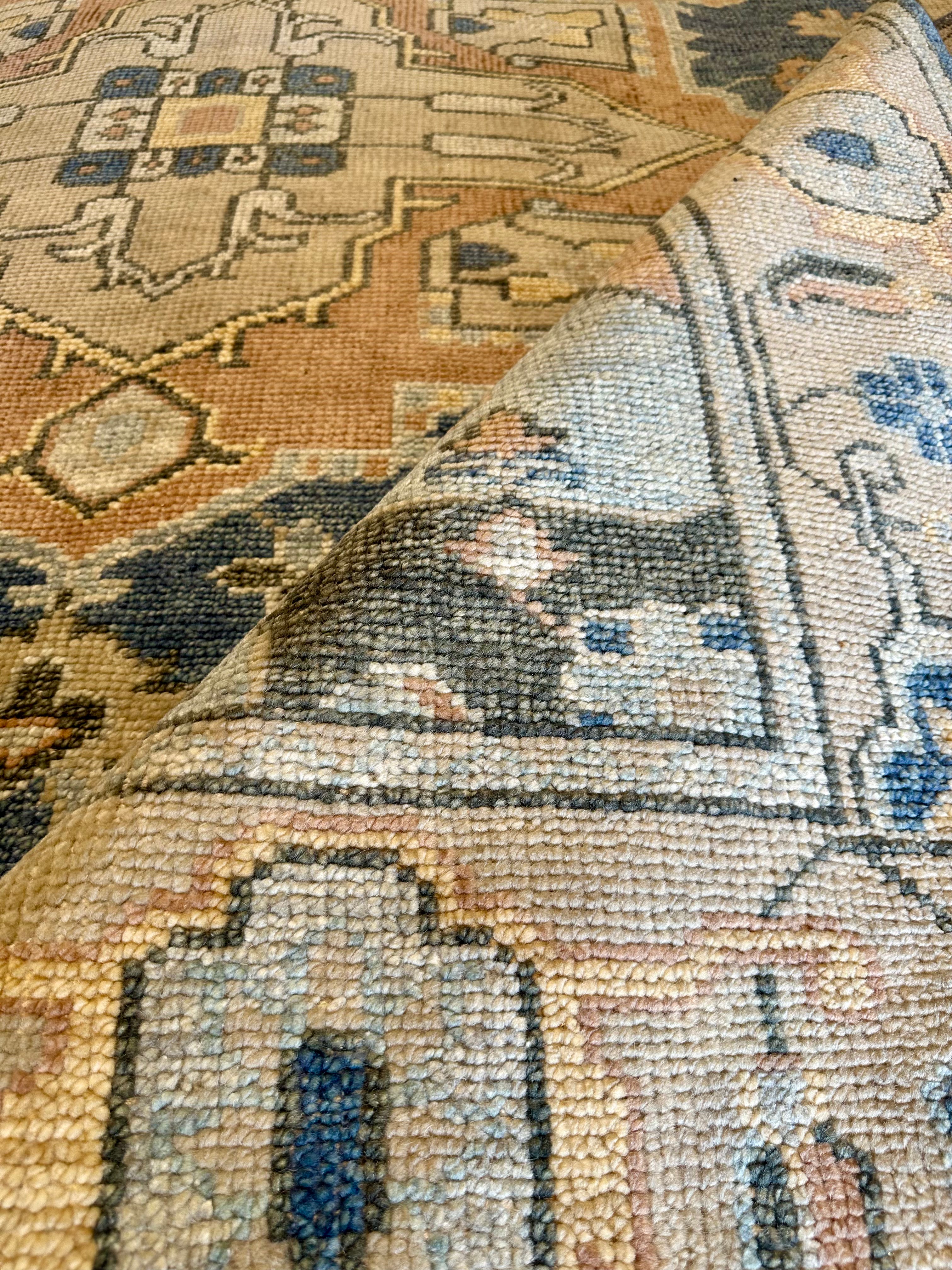 Guiliana 8x10 Blue & Tan Heriz