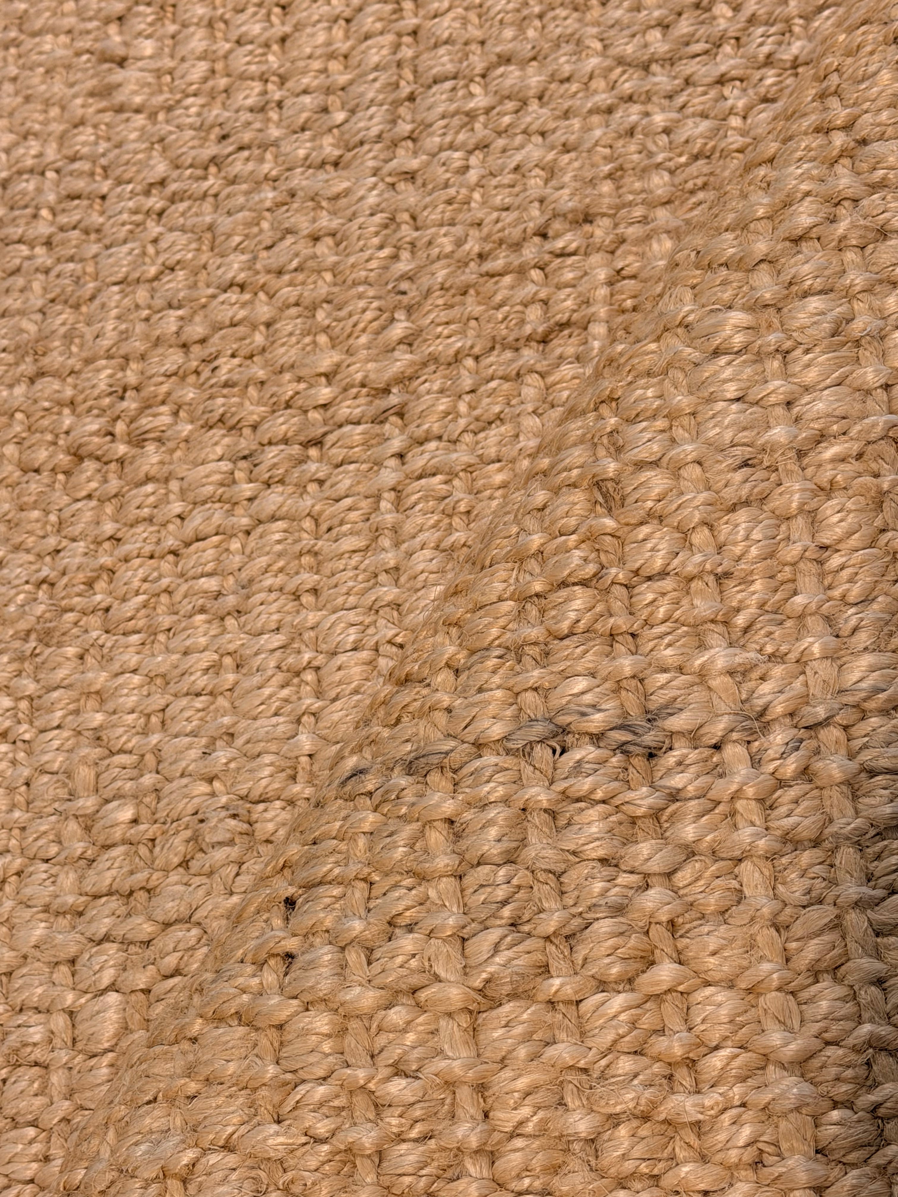 Glinduh Handwoven Bleached Jute Rug (various sizes)