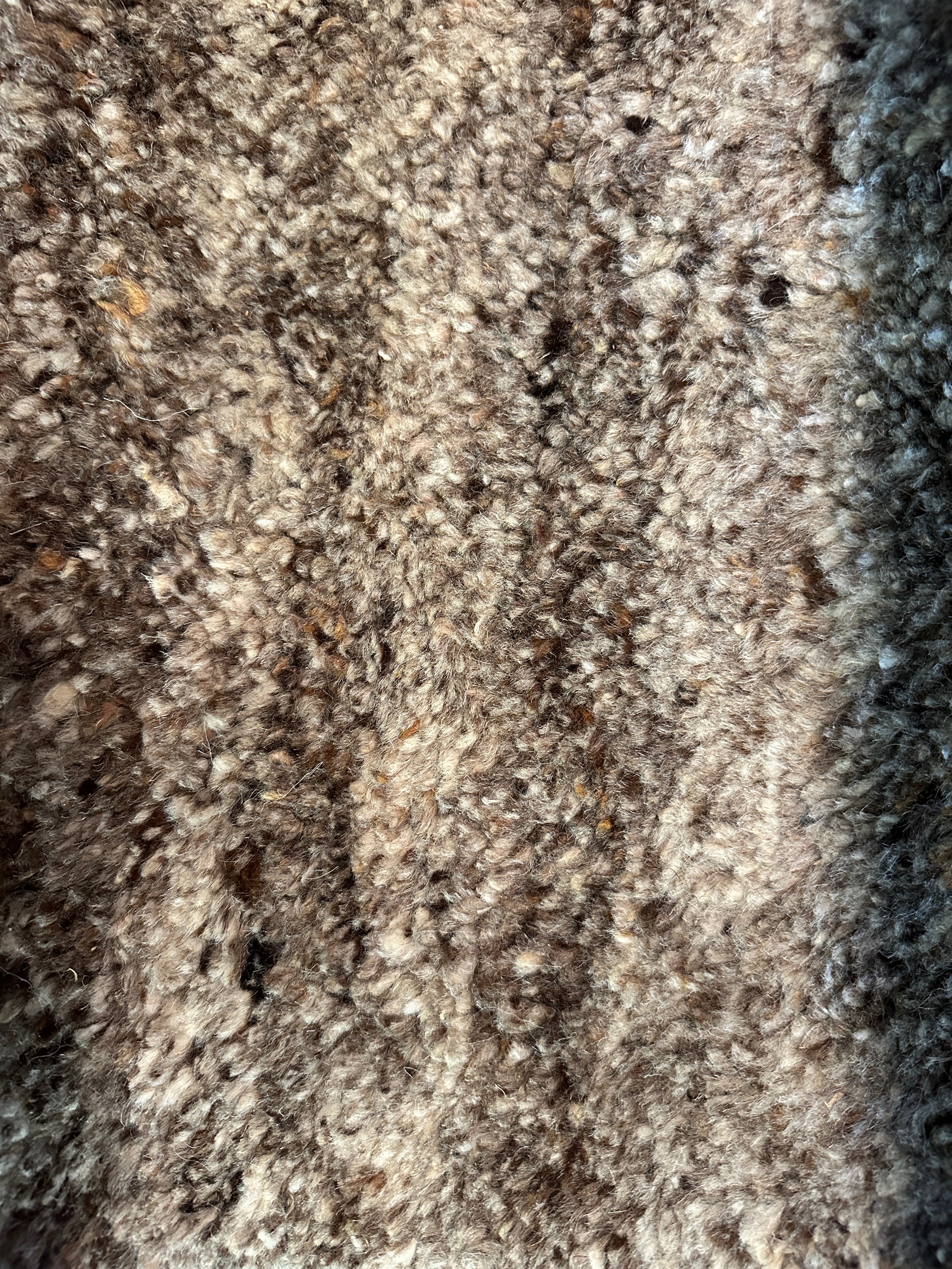 Frank Steele 8x10 Grey Handwoven Durrie Textured Modern Rug
