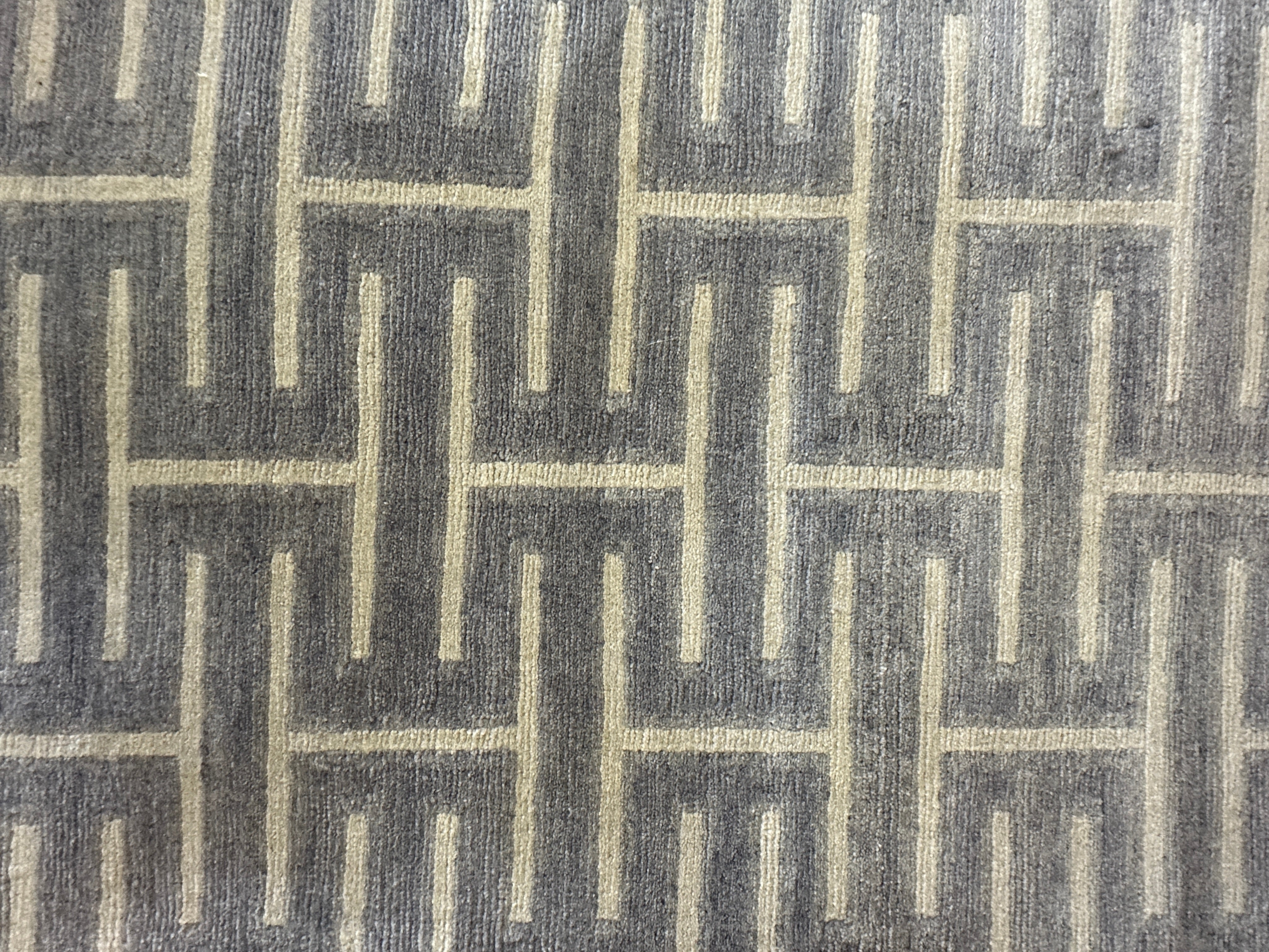 E. Eric Guirard 8x10 Grey Myriad Peeble Tibetan Rug