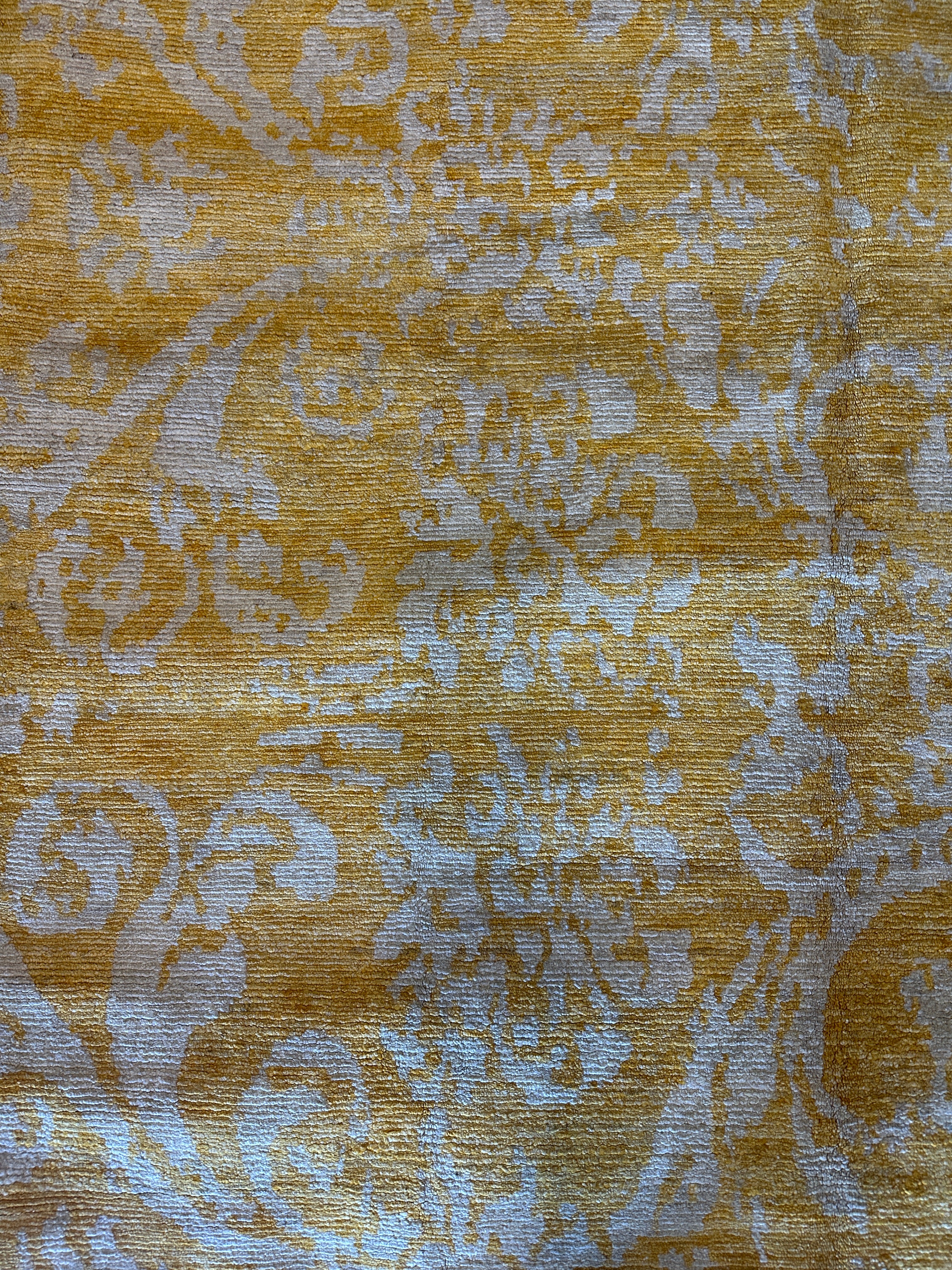 Alexander Shunnarah 10x14 Yellow Grunge PW Yellow Tibetan Rug