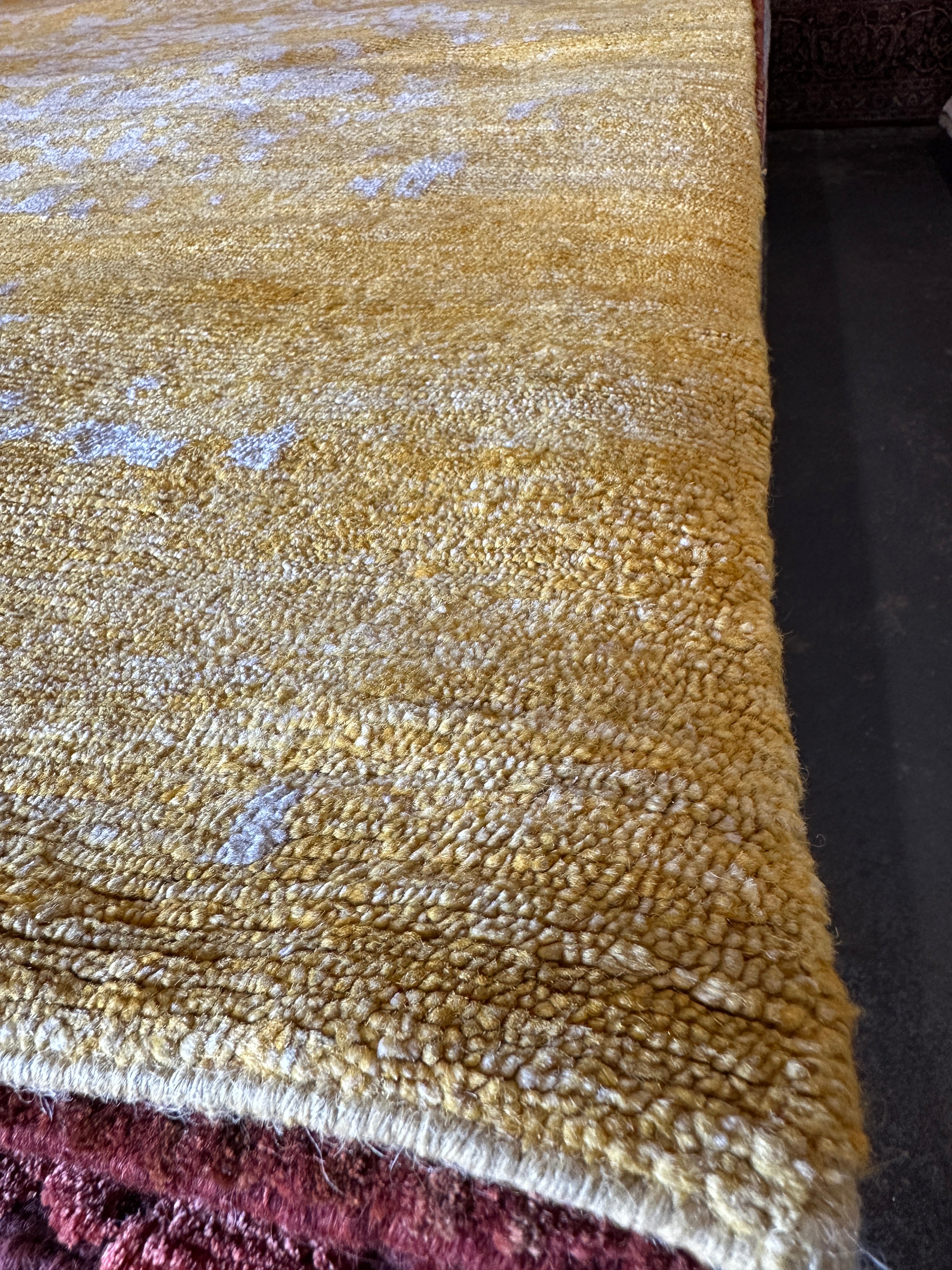 Alexander Shunnarah 10x14 Yellow Grunge PW Yellow Tibetan Rug
