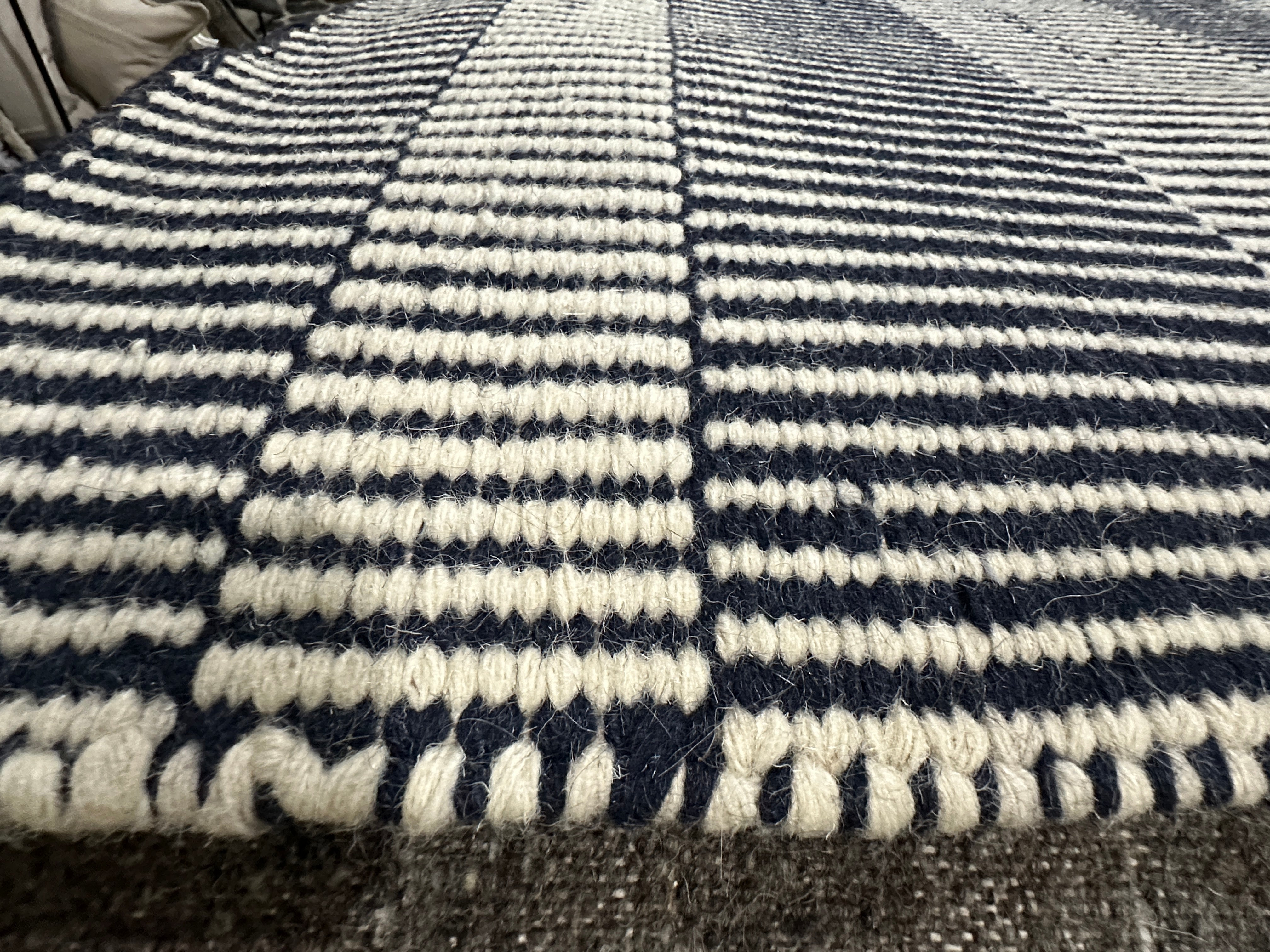 Karl Urban Handwoven Durrie Rug (Multiple Sizes & Colors)
