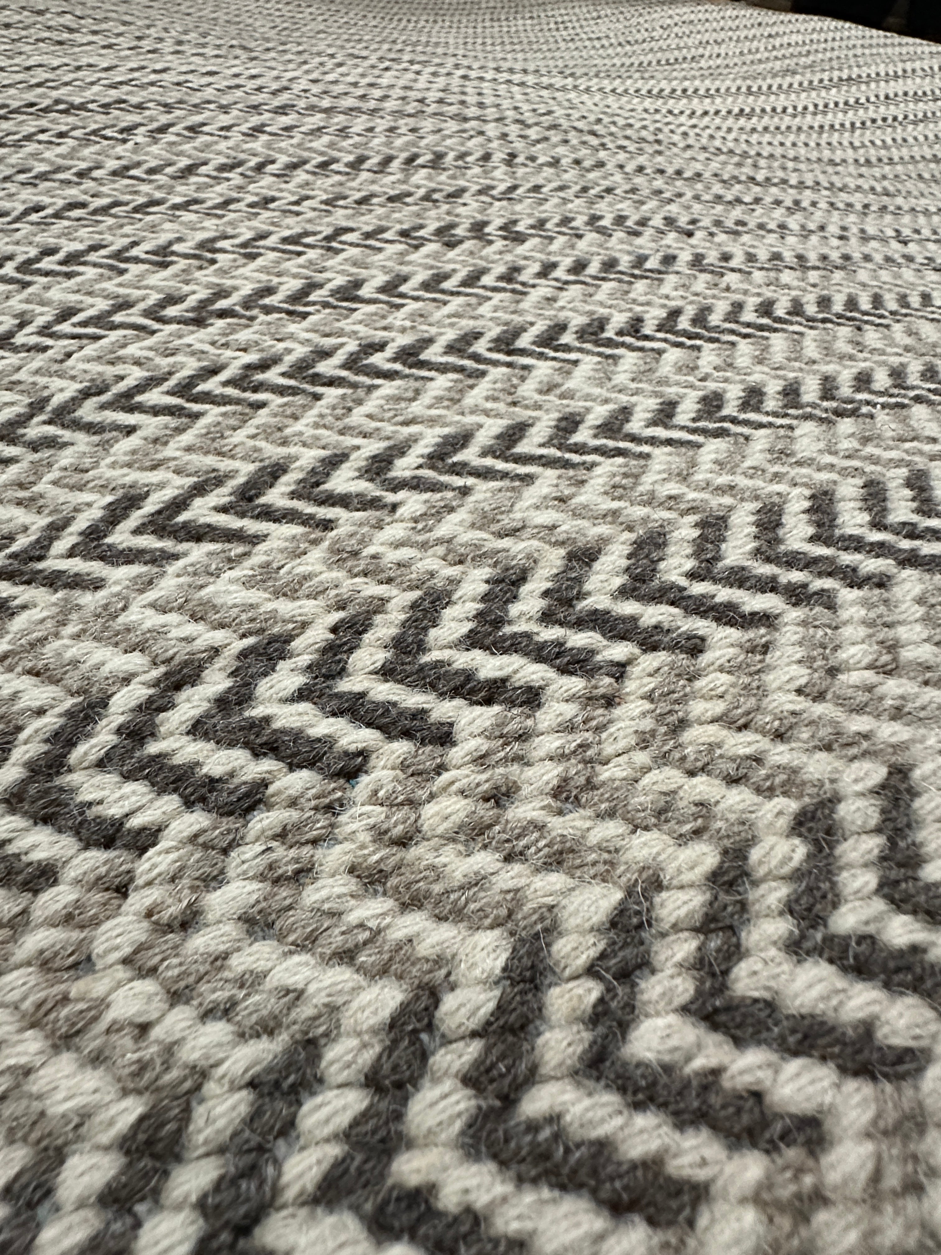 Ramirez 5.6x7 Handwoven Durrie Beige Mix