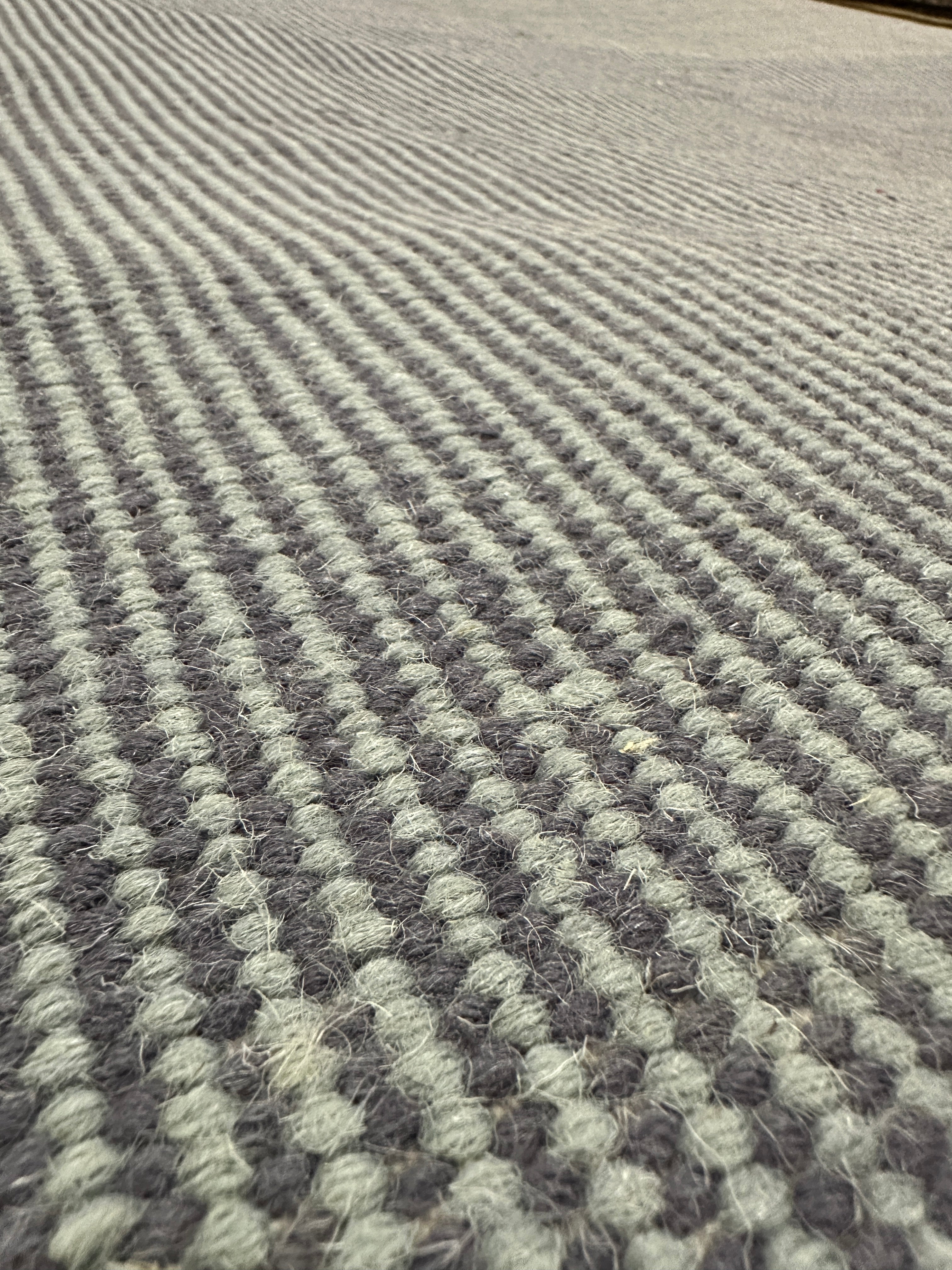 Alan 5.3x7.6 Grey Handwoven Durrie