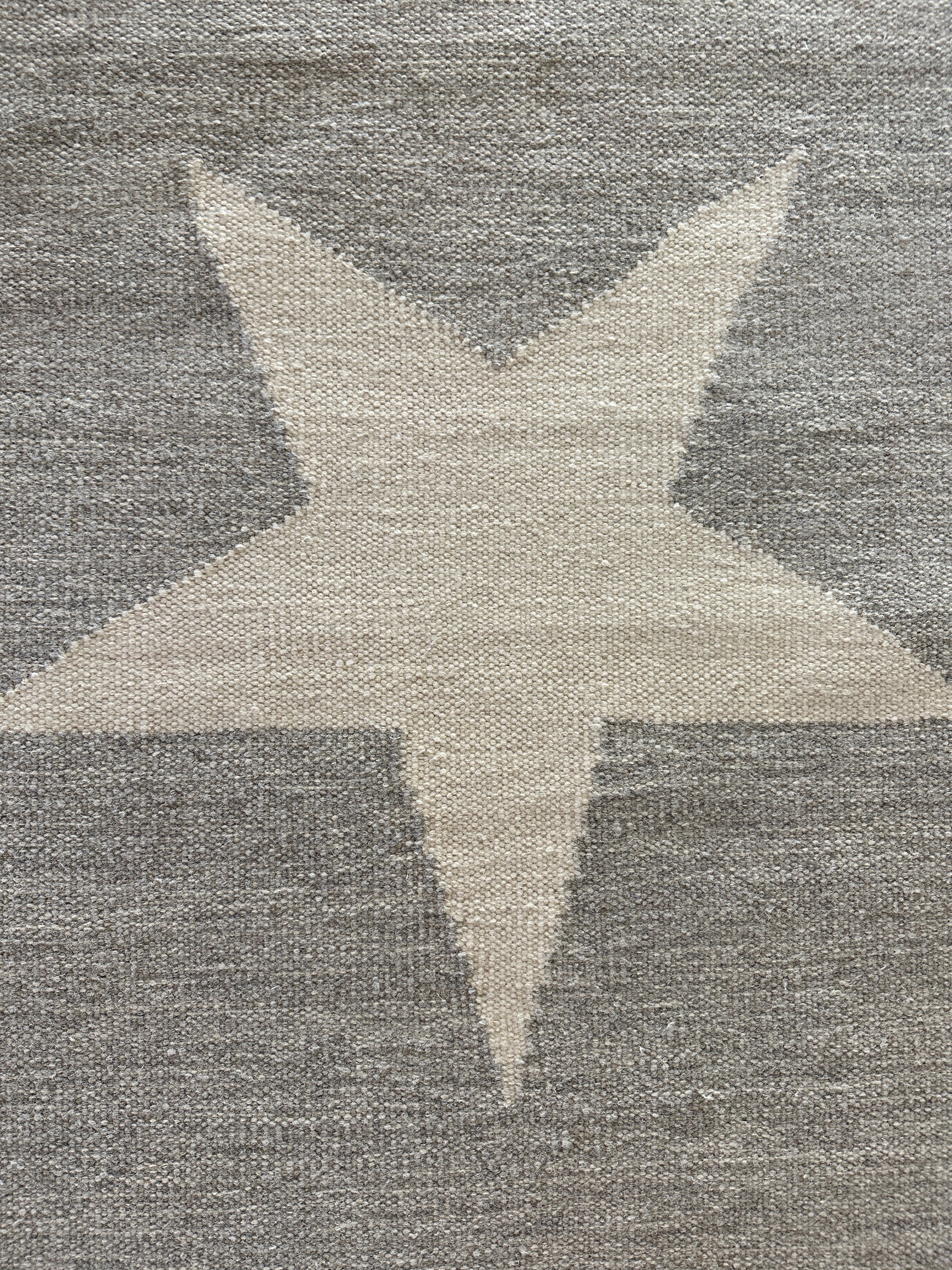 Julio 5.3x7.6 Handwoven Durrie Silver Grey