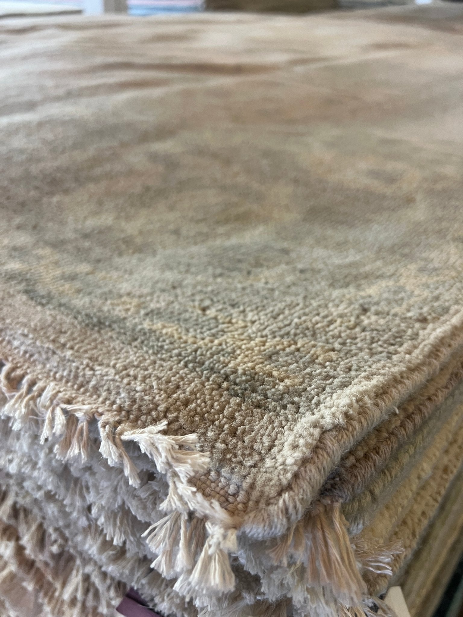 Dasha 8.0x10.3 Hand-Knotted Gray and Silver Oushak | Banana Manor Rug Factory Outlet