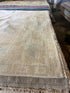 Gemma 8.10x12.6 Hand-Knotted Cream and Blue Oushak | Banana Manor Rug Factory Outlet