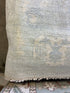 Karen Gagnon 12.1x15.6 Hand-Knotted Silver and Blue Oushak | Banana Manor Rug Factory Outlet
