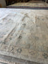 Olivia Ross 8.11x12.5 Hand-Knotted Cream and Gray Oushak | Banana Manor Rug Factory Outlet