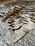 Tiger Print Cowhide Rug | Banana Manor Rug Company