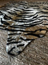 Tiger Print Cowhide Rug | Banana Manor Rug Company
