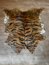 Tiger Print Cowhide Rug | Banana Manor Rug Company