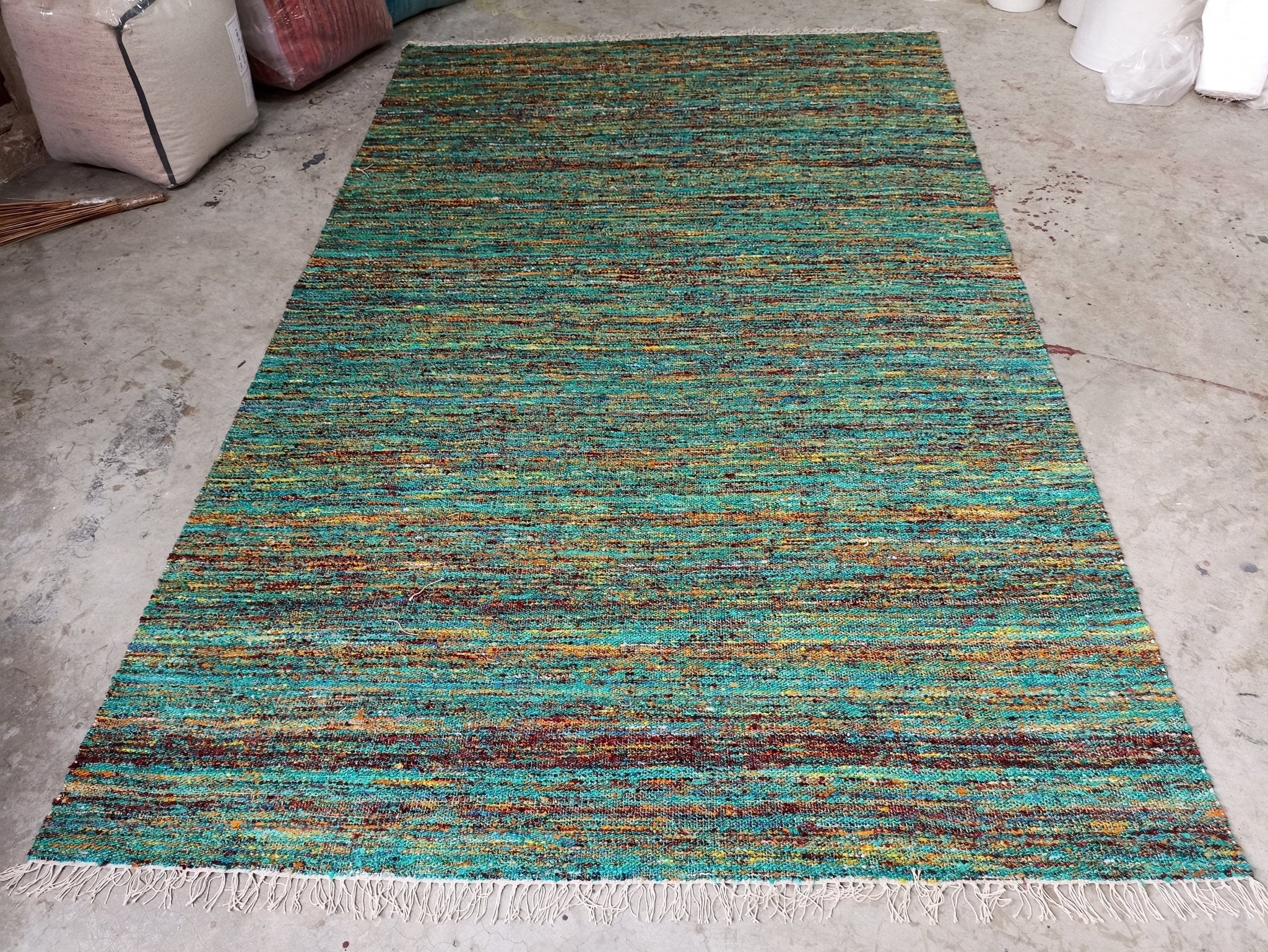 Ace Ventura 5x8 Handwoven Sari Silk Rug (Multiple Colors) | Banana Manor Rug Company