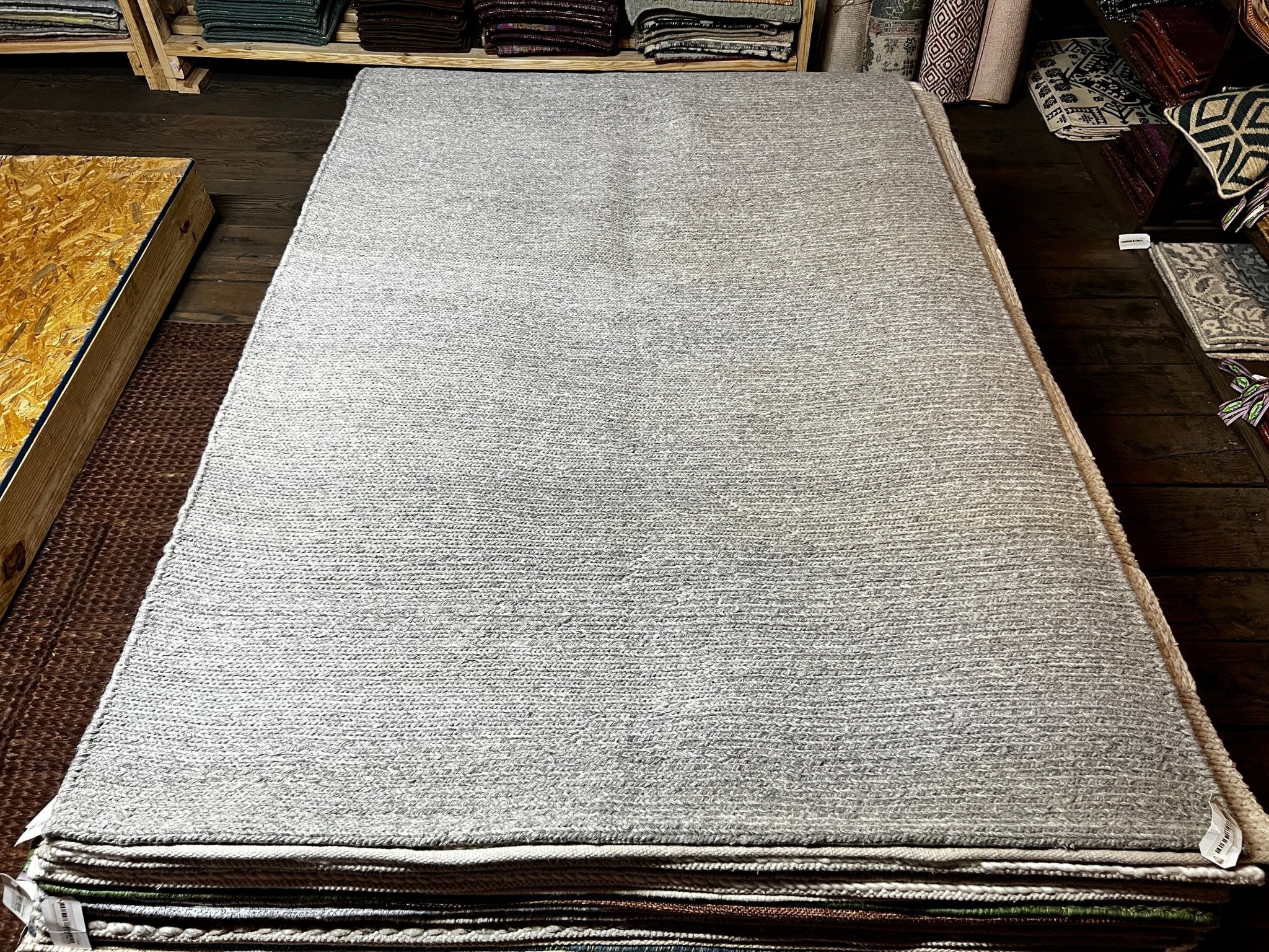 Angela Martin 5x7.9 & 5x8.3 Soumac Handwoven Durrie | Banana Manor Rug Company