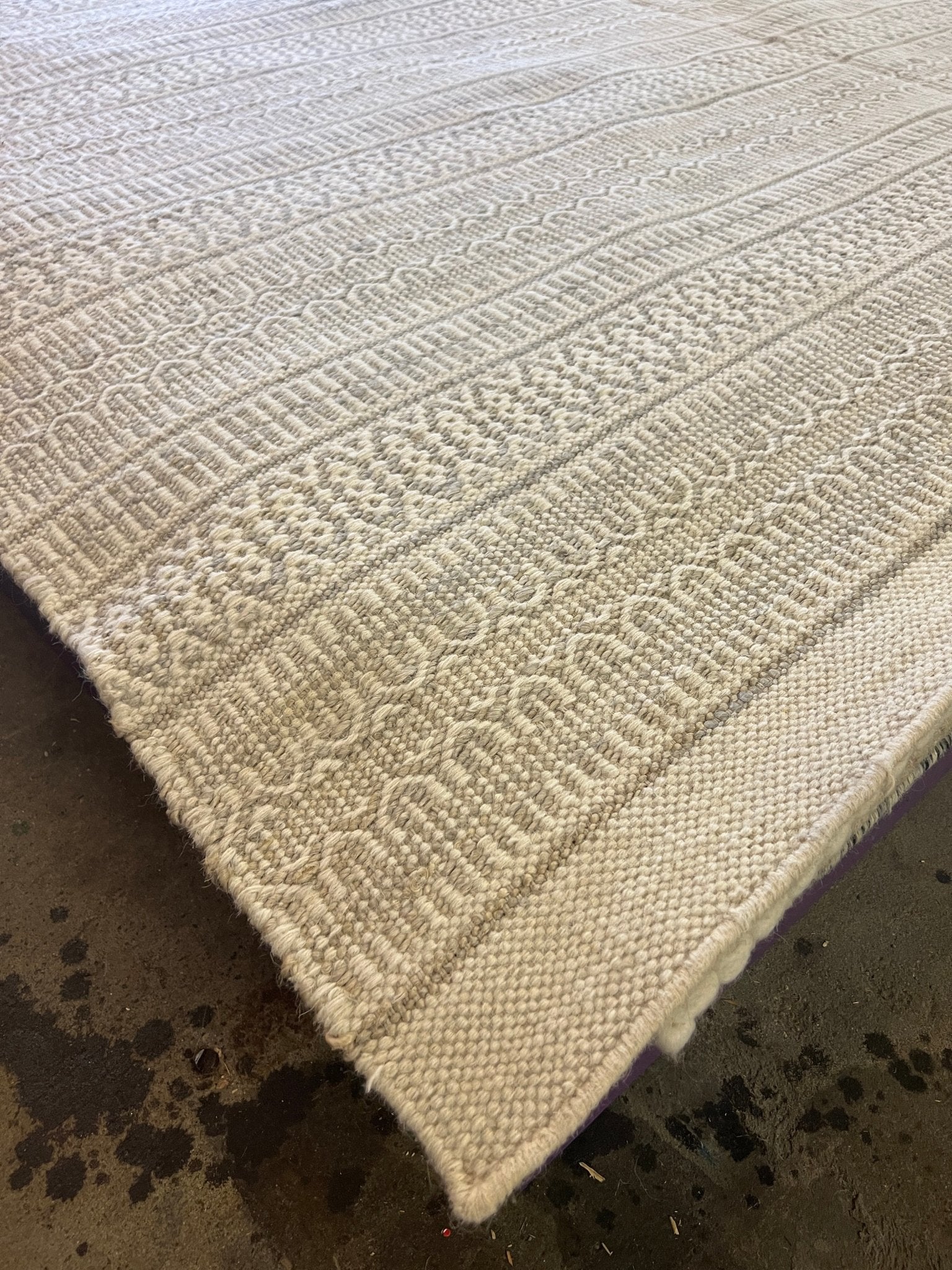 Barbara Lumpkin 9.3x11.6 Design Durrie Rug | Banana Manor Rug Company