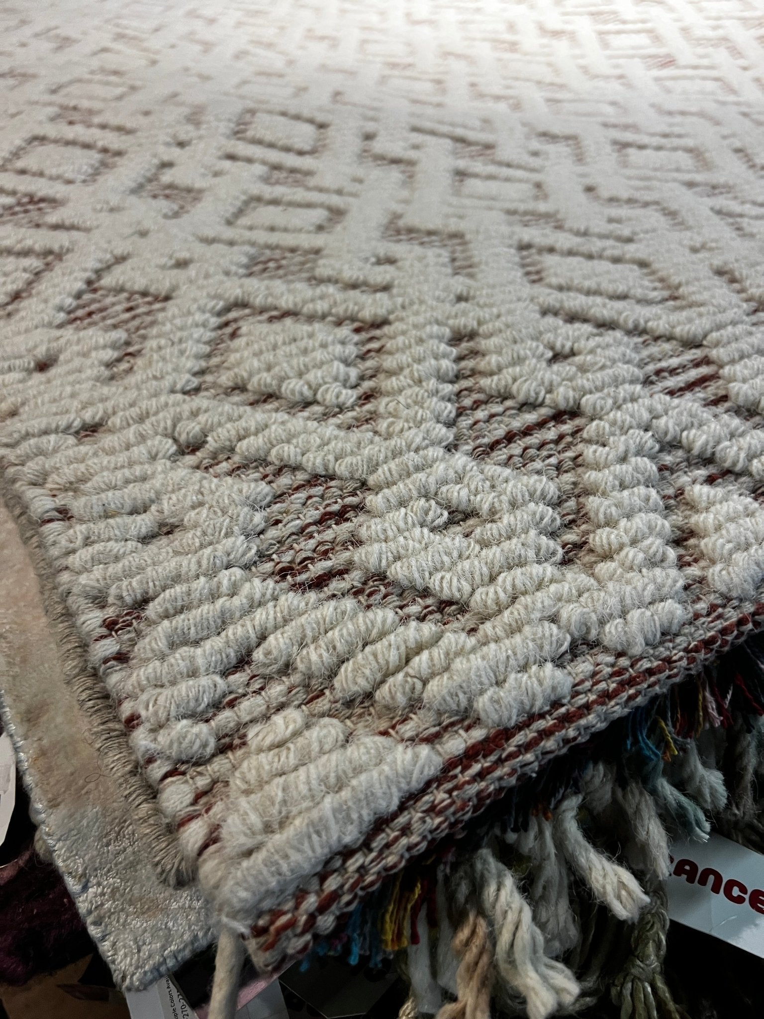 Chart Room 5x7.9 Handwoven Ivory Mix Modern | Banana Manor Rug Factory Outlet