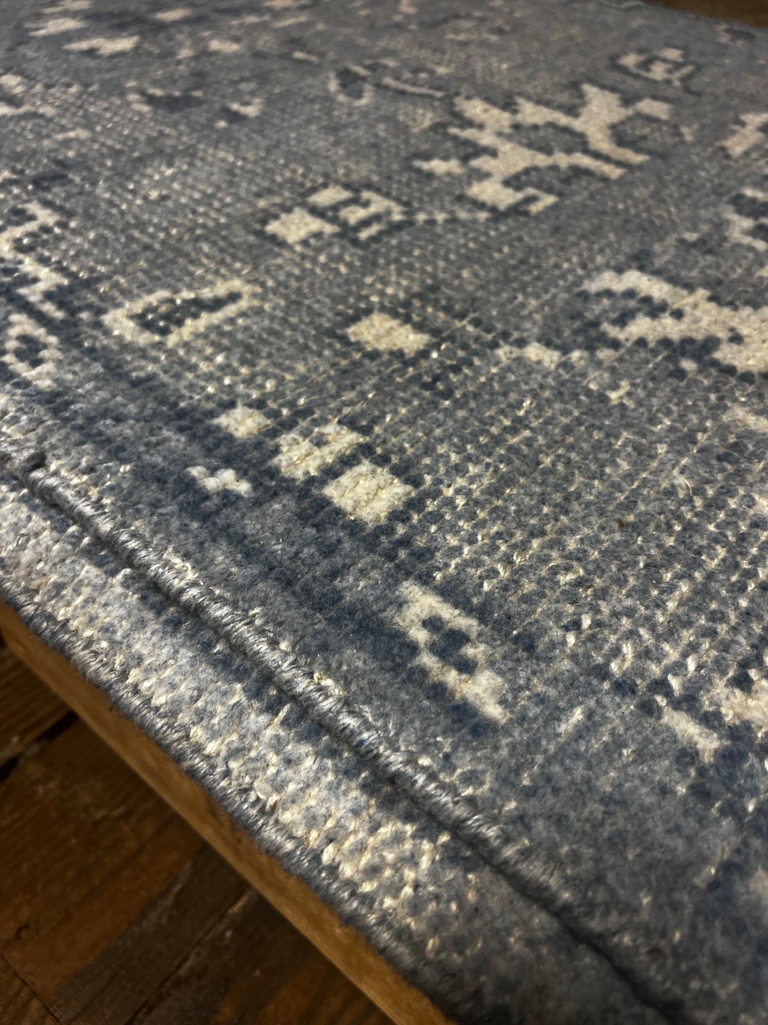 Cutshall 2x10 Hand-Knotted Aqua Textured PET Yarn Rug | Banana Manor Rug Factory Outlet