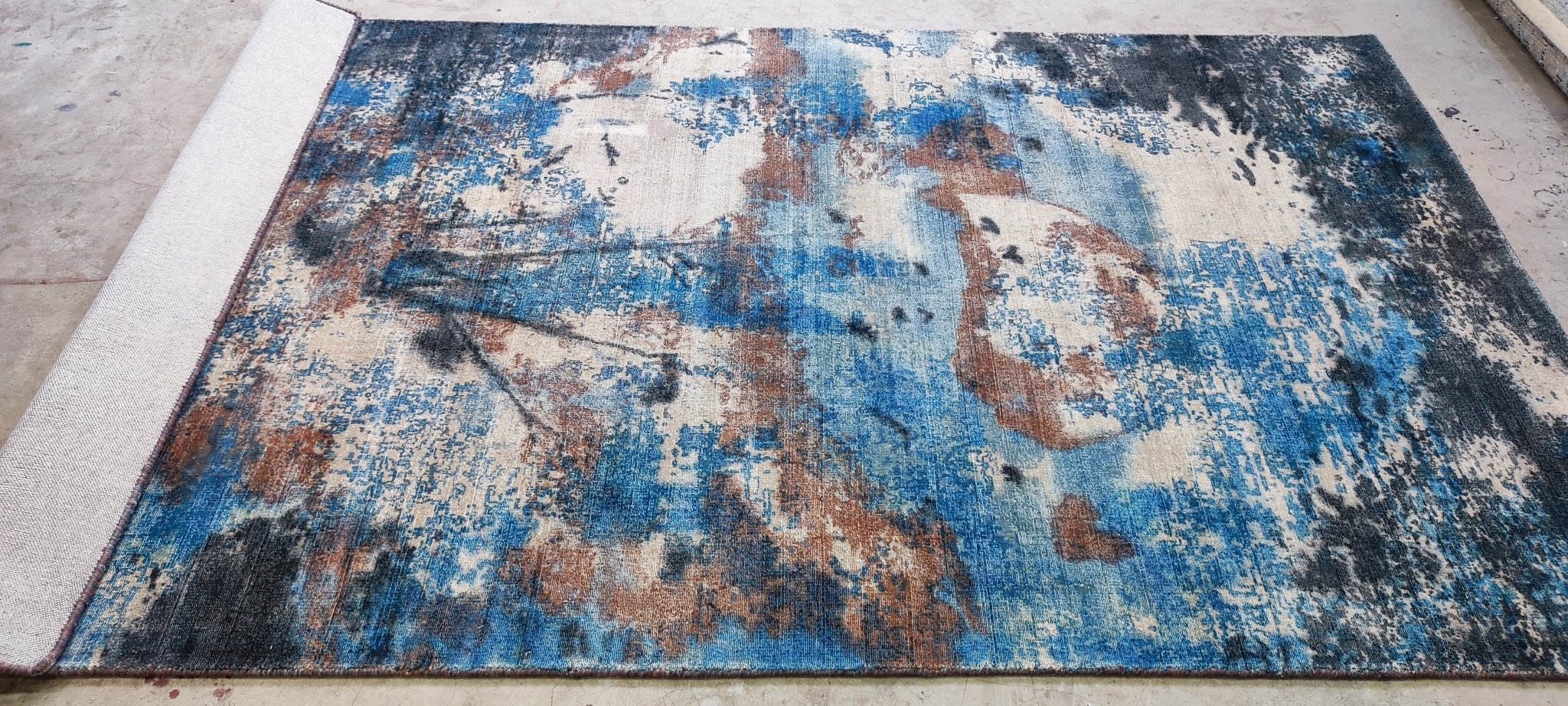 Domenico 5x8.6 Handwoven Blended Printed Carpet | Banana Manor Rug Factory Outlet