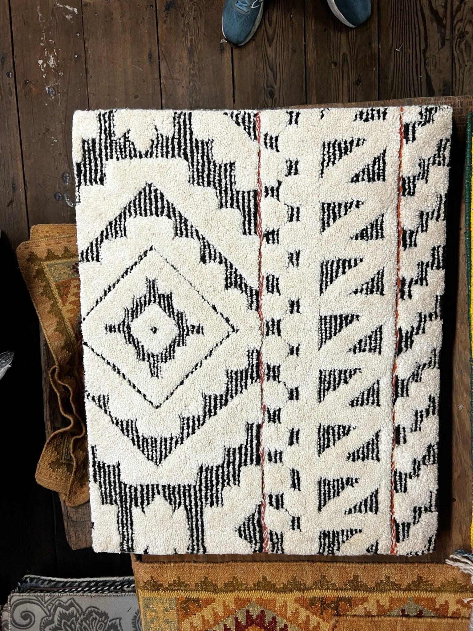 Dr. John 2x2.6 Handwoven Wool Rug | Banana Manor Rug Factory Outlet